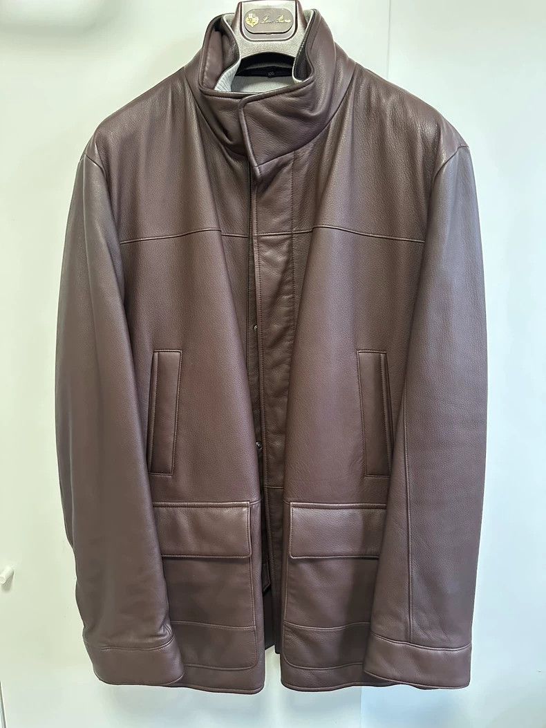 Other LORO PIANA Classic leather coat and overcoat Size US XXL / EU 58 / 5 - 1 Thumbnail