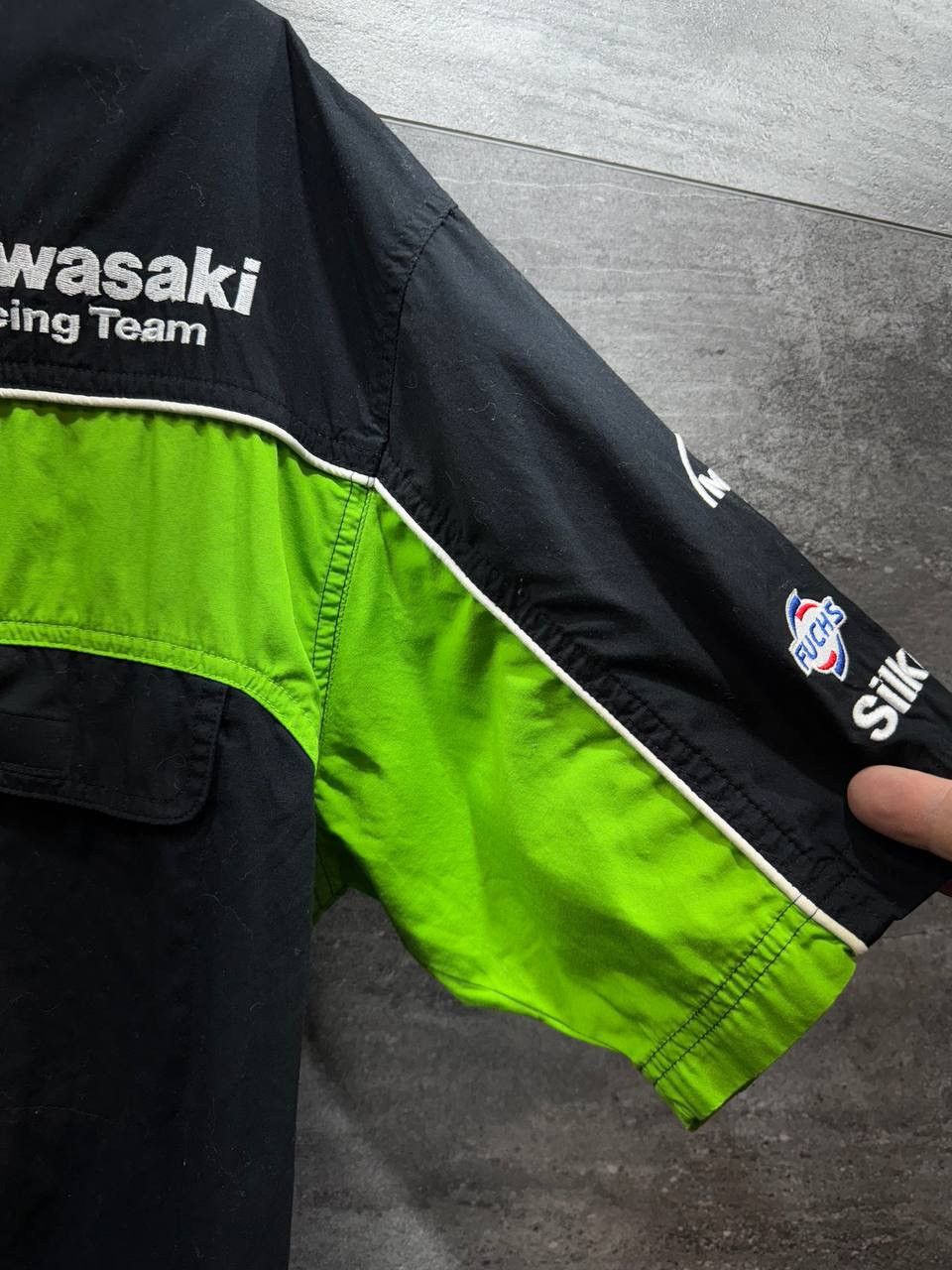 Vintage Kawasaki Racing Team Button Up Shirt Moto Size US L / EU 52-54 / 3 - 12 Thumbnail