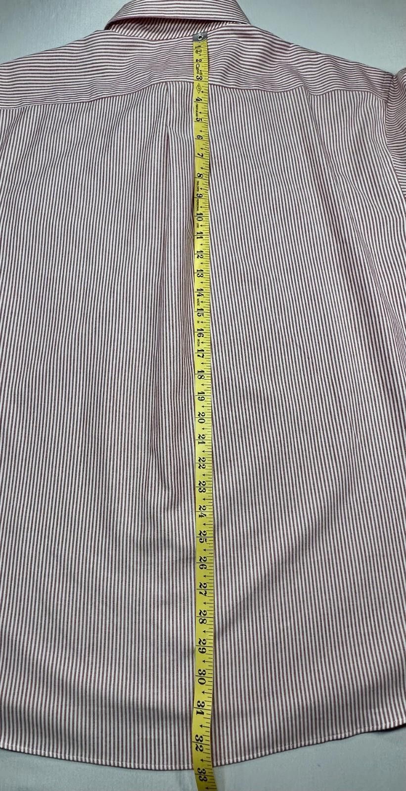 Club Room Club Room Performance Regular Fit Striped Red Men's XL Size 44R - 3 Thumbnail