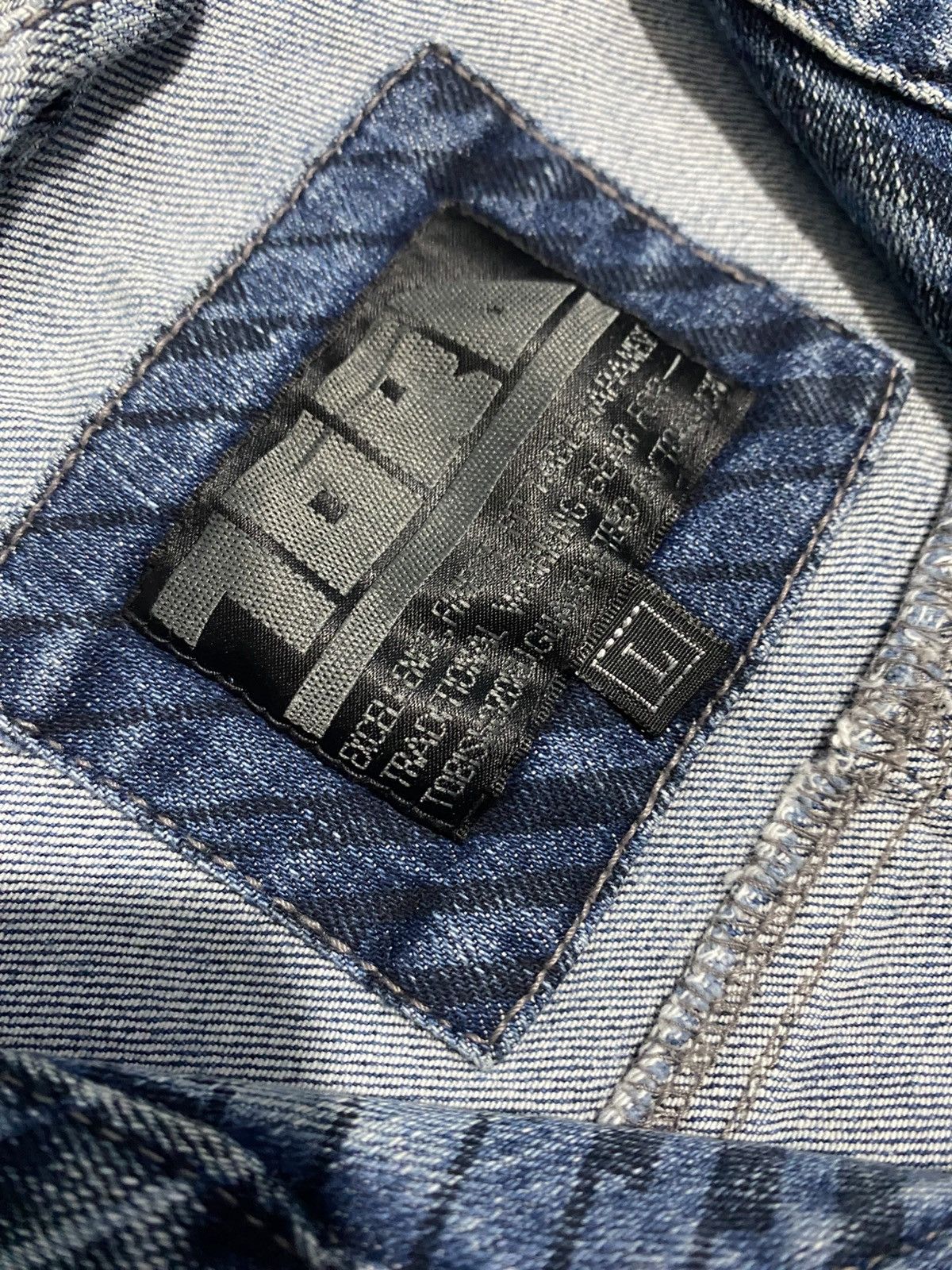 If Six Was Nine × Japanese Brand × Le Grande Bleu (L.G.B.) Y2k Tora by Toraichi biker denim jacket Size US M / EU 48-50 / 2 - 7 Thumbnail