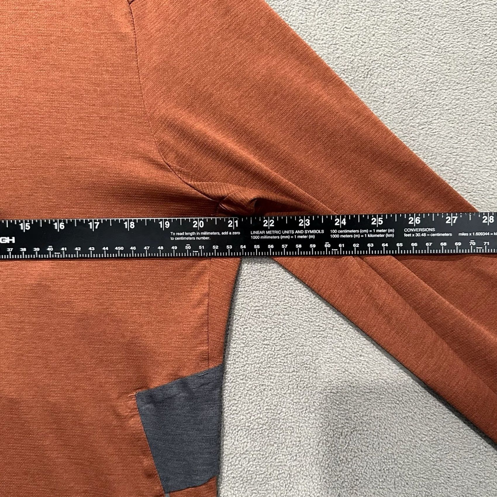 Lululemon EUC Lululemon Organic Cotton Shirt Large Orange, Crew Neck, Athletic Apparel, Womens, Size , Breathable, Workout, Sport Size US L / EU 52-54 / 3 - 6 Thumbnail