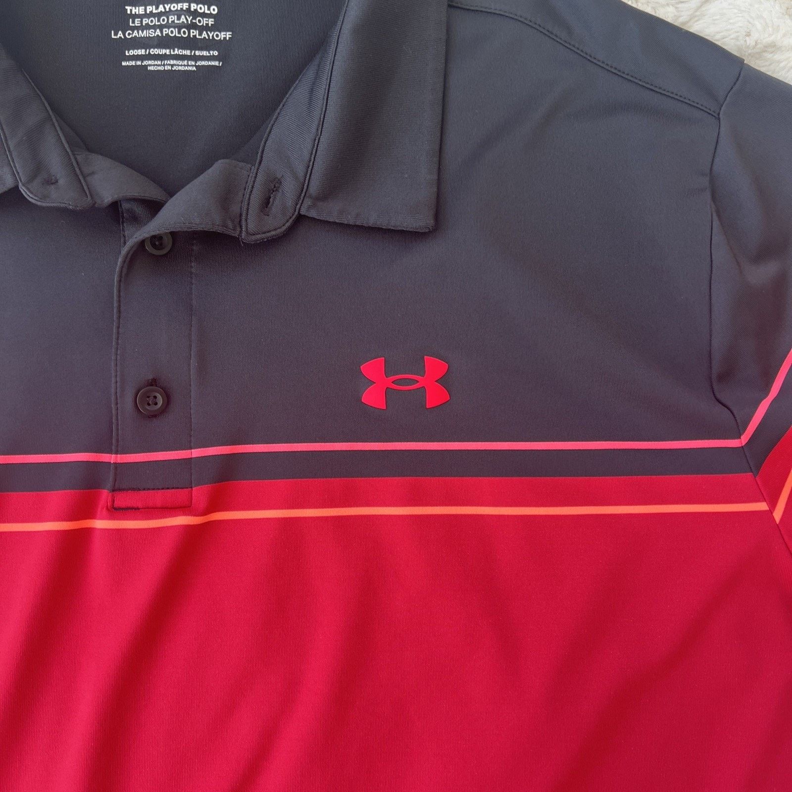 Under Armour Under Armour Golf Polo Multicolor Golf Shirt Mens Size 2XL Size US XXL / EU 58 / 5 - 2 Thumbnail