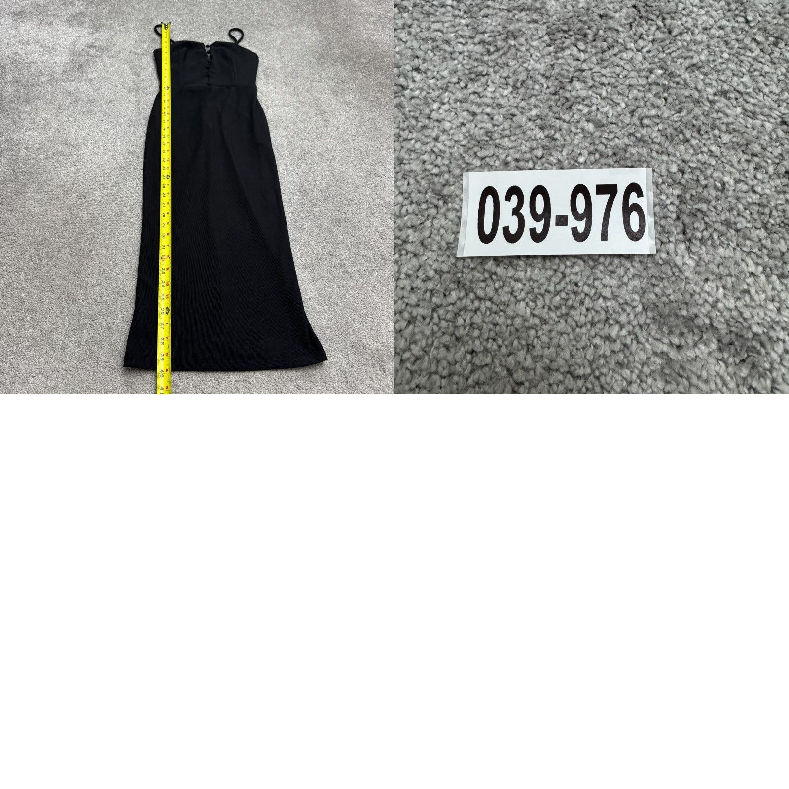 Bershka Bershka Black Night Out Midi Dress Womens Small Button Front Strappy Knit Slip Dress Sleeveless Size S / US 4 / IT 40 - 10 Thumbnail