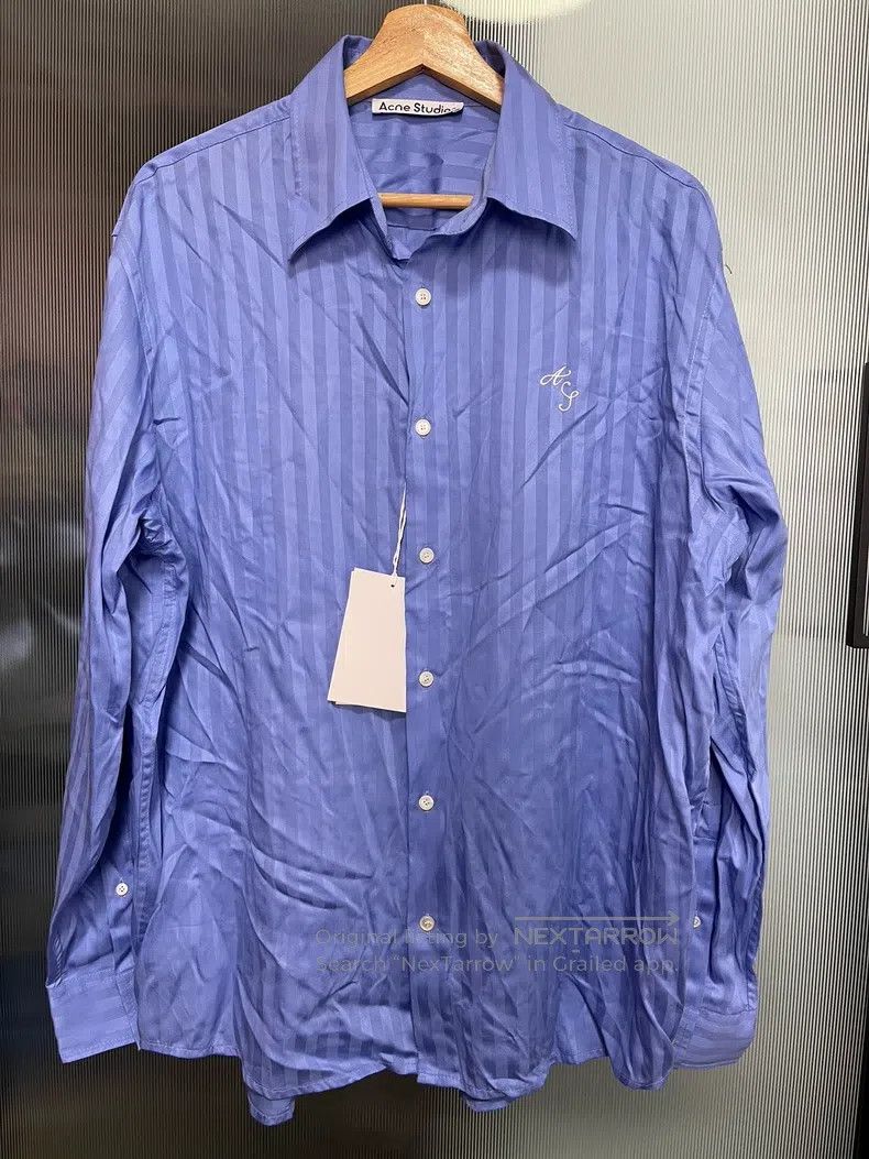 Acne Studios Acne Studios size:46 Button-Down Striped Shirt Size US XL / EU 56 / 4 - 2 Thumbnail