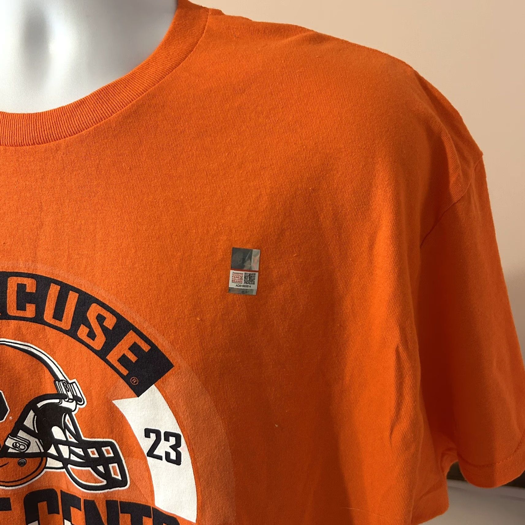 Vintage Syracuse Football Orange Central JMA Dome Shirt Men XL 2023 Orange Short Sleeve Blue 84 T-Shirt Logo Crew Neck Size US XL / EU 56 / 4 - 5 Thumbnail