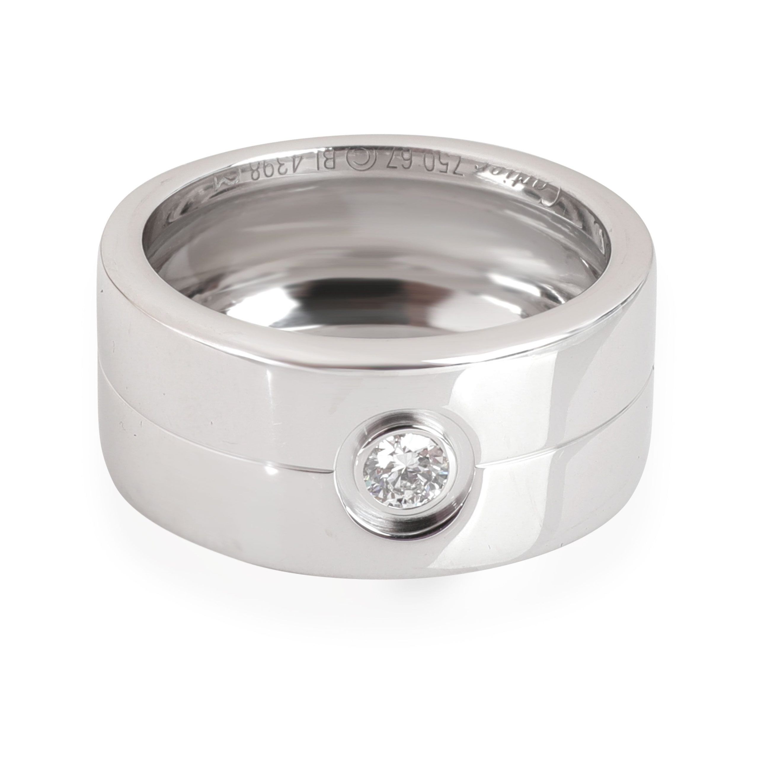image of Cartier High Love Diamond Ring In 18K White Gold 0.25 Ctw, Women's