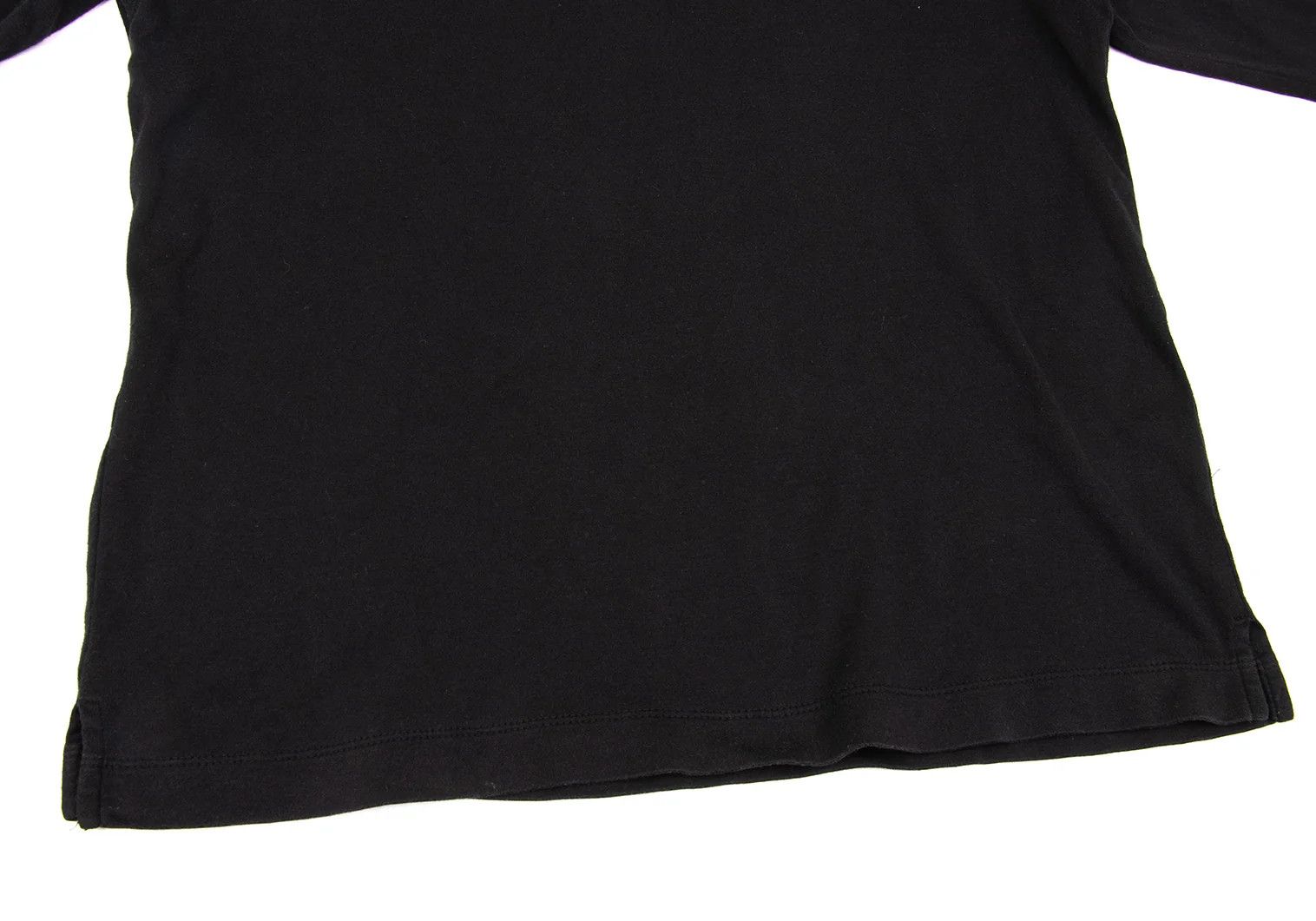 Issey Miyake Cotton Mock Neck T-shirt in Black Size US M / EU 48-50 / 2 - 8 Thumbnail
