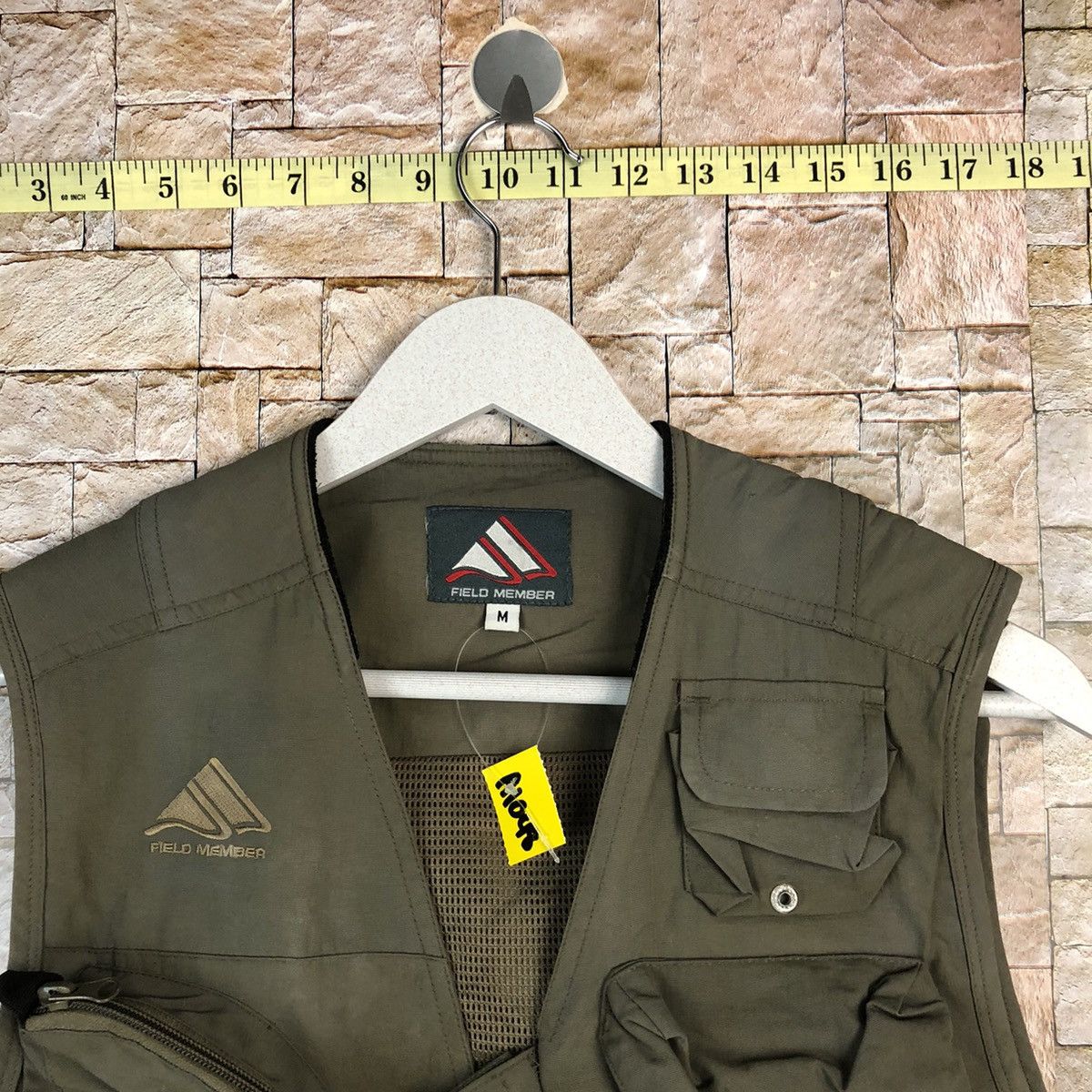 Japanese Brand Field Member fishing gear multipocket Green Vest #A1048 Size US M / EU 48-50 / 2 - 4 Thumbnail