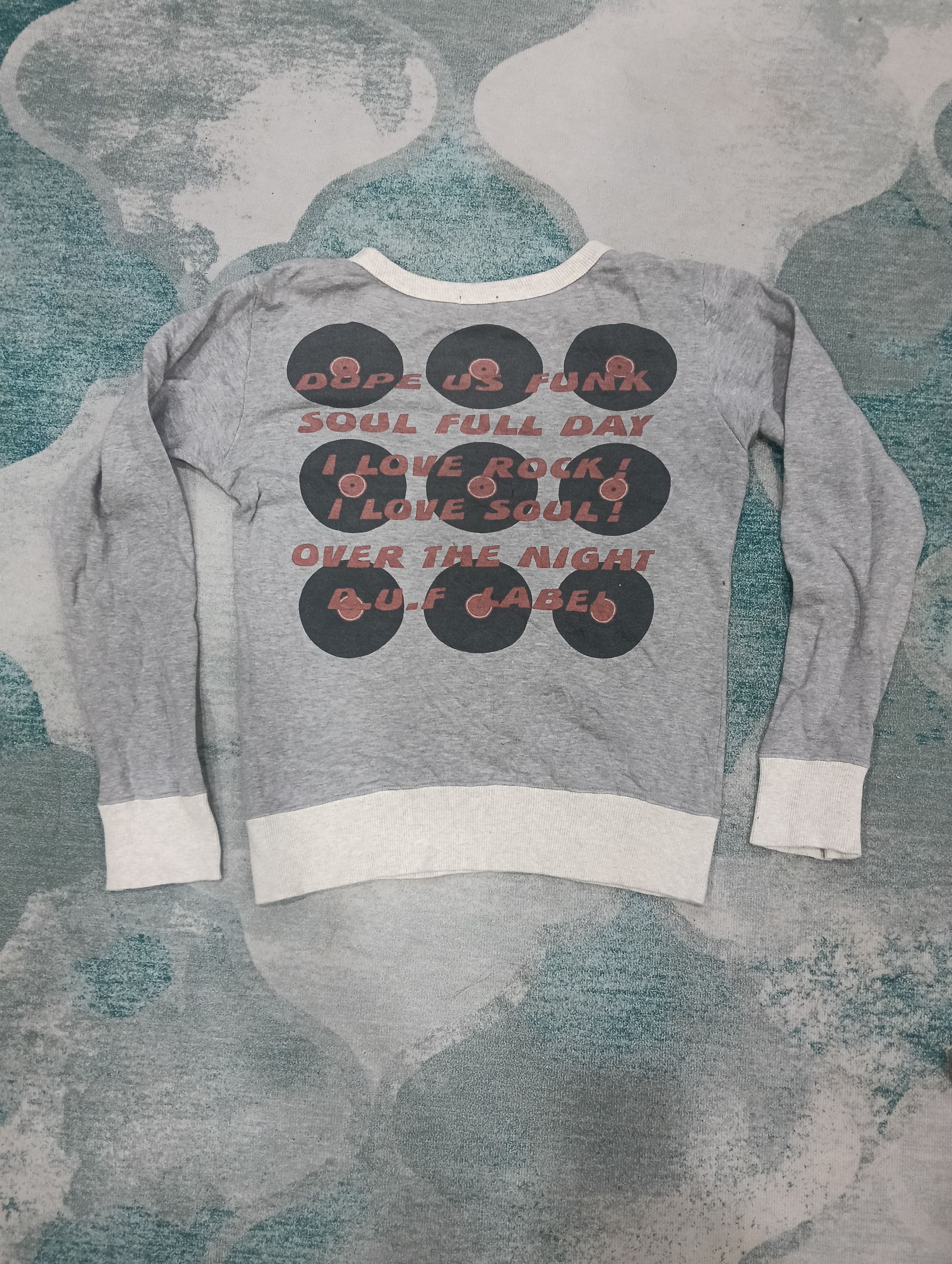 Hysteric Glamour × Japanese Brand Duf Sweatshirt Made In Japan Size M / US 6-8 / IT 42-44 - 3 Thumbnail
