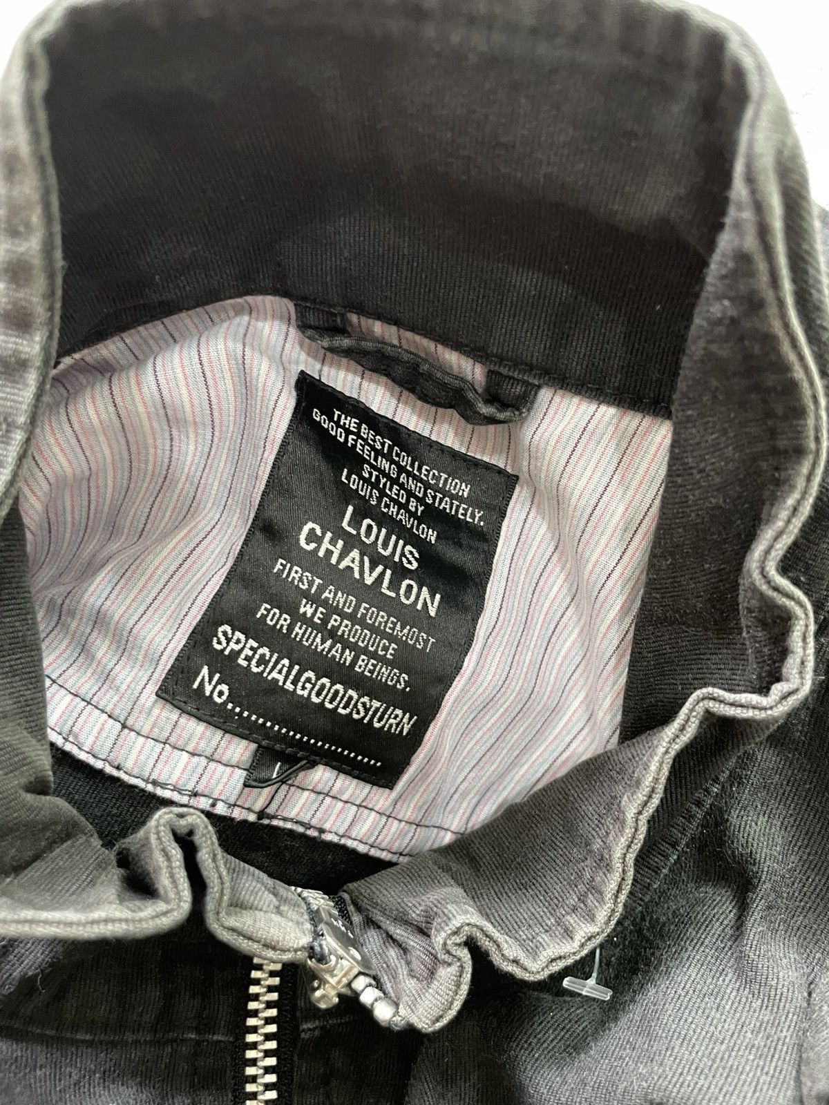 KMRii 2000s Louis Chavlon - Thrashed Sun faded Hbt Work Jacket Size US M / EU 48-50 / 2 - 4 Thumbnail