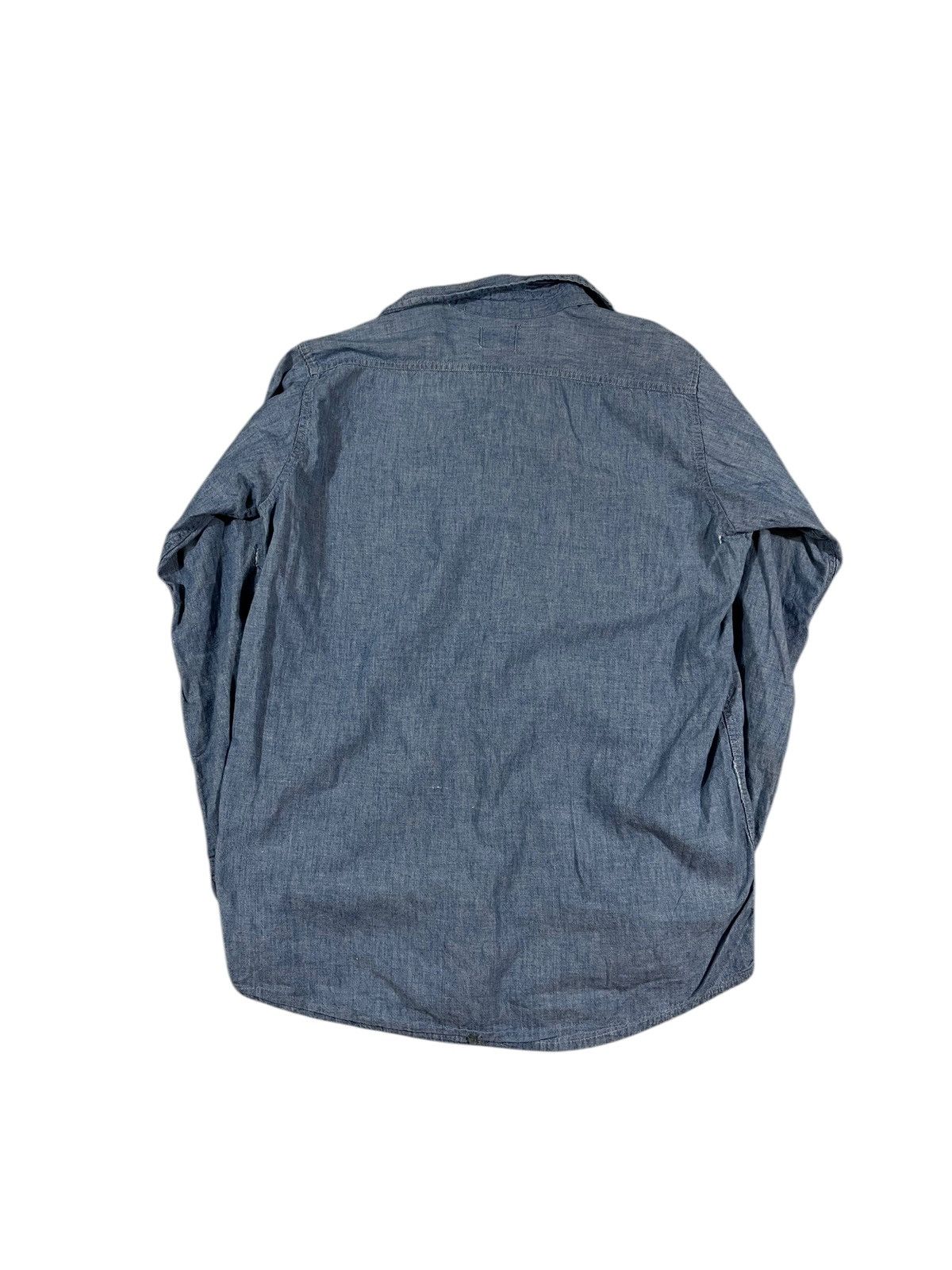 Vintage Vintage 60s Hippie Chambray Shirt Size US S / EU 44-46 / 1 - 2 Thumbnail