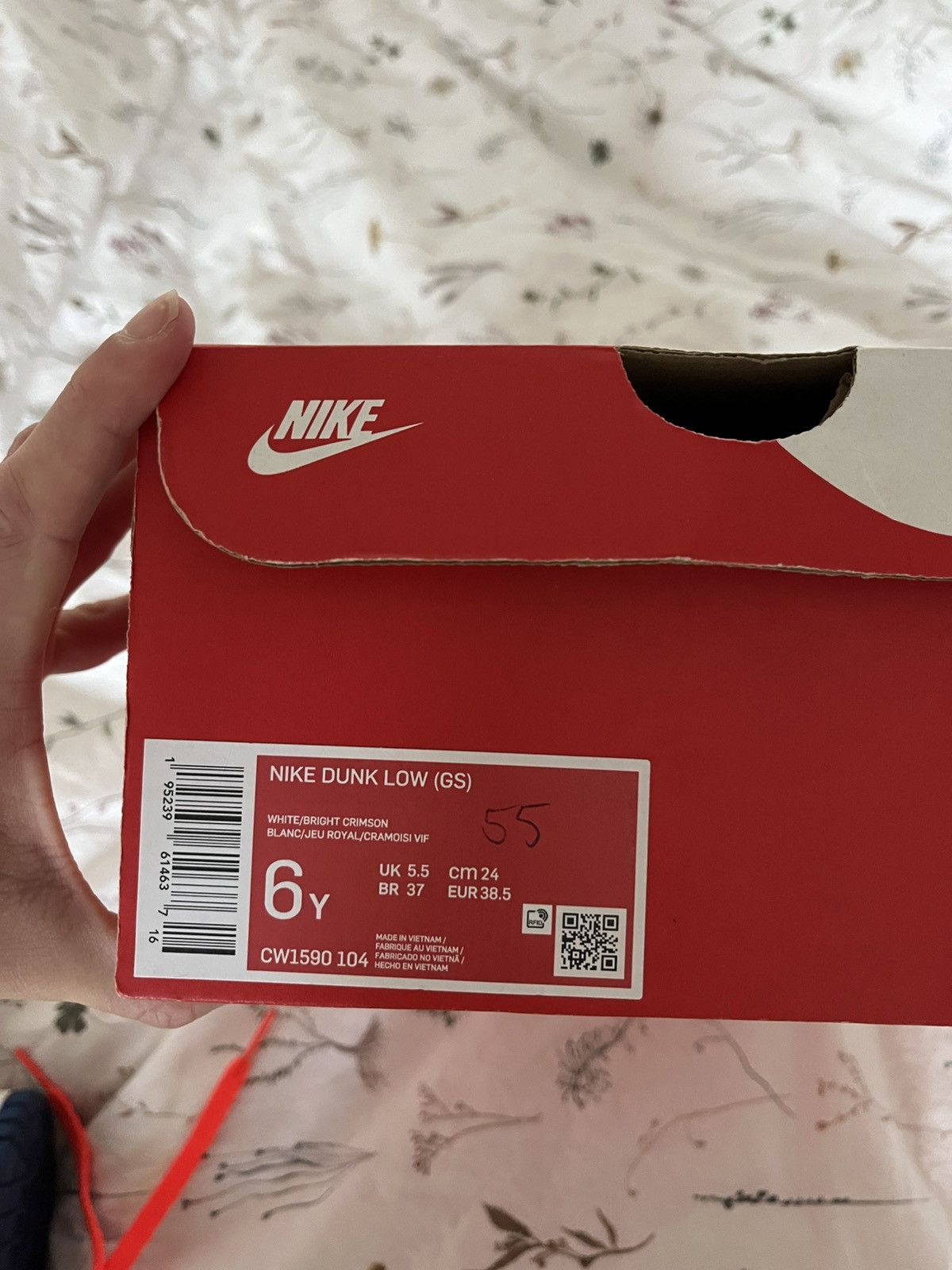 Nike Nike dunk bright crimson💈 Size US 7.5 / IT 37.5 - 9 Thumbnail