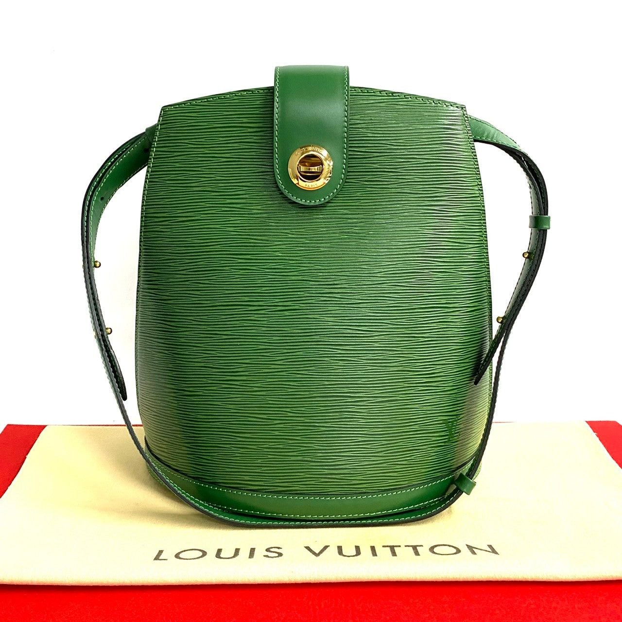 Louis Vuitton Louis Vuitton Shoulder Bag Green Leather Size ONE SIZE - 1 Thumbnail