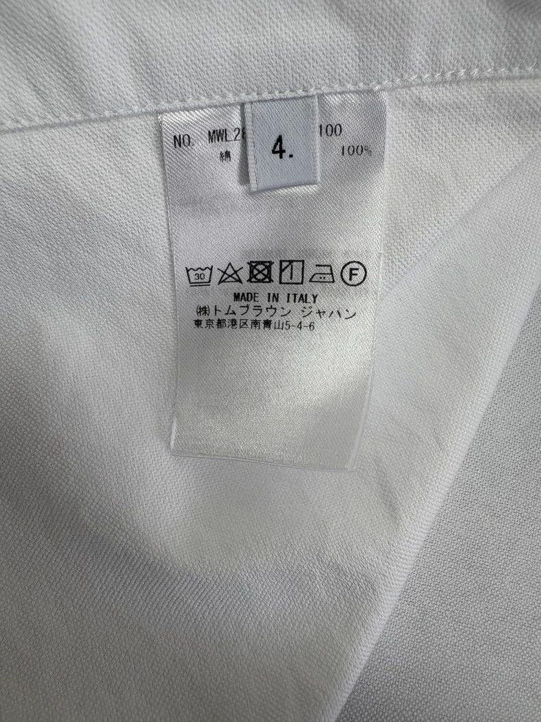 Thom Browne Thom Browne White shirt, Oxford cloth Size US XL / EU 56 / 4 - 6 Thumbnail
