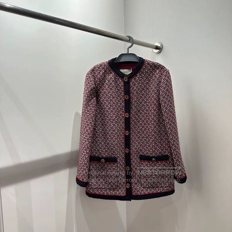 Gucci Gucci Tweed single-breasted jacket Size XS / US 0-2 / IT 36-38 - 1 Thumbnail