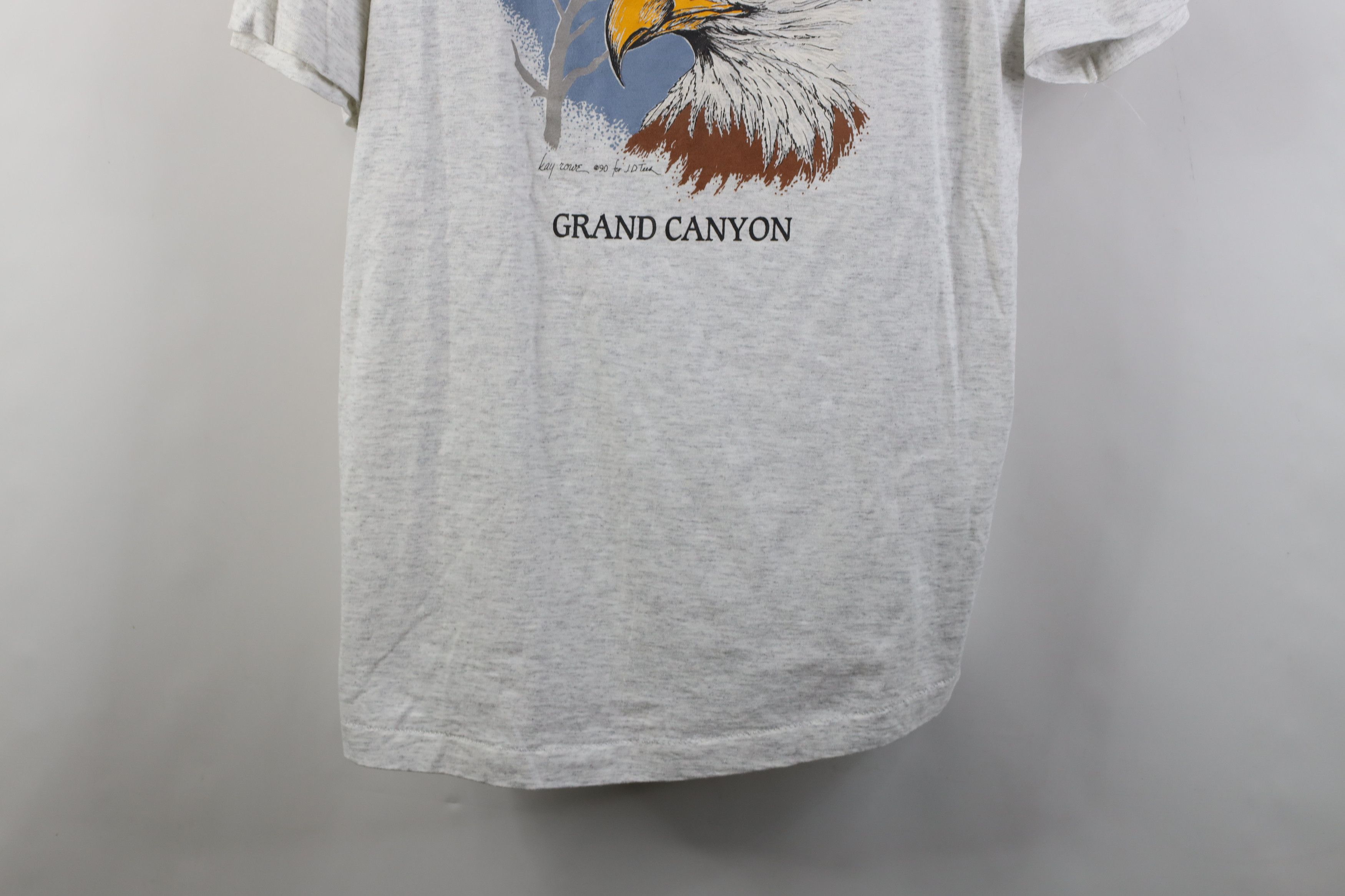 Vintage Vintage 90s Streetwear Canyon Eagle Short Sleeve T-Shirt USA Size US XXL / EU 58 / 5 - 3 Thumbnail