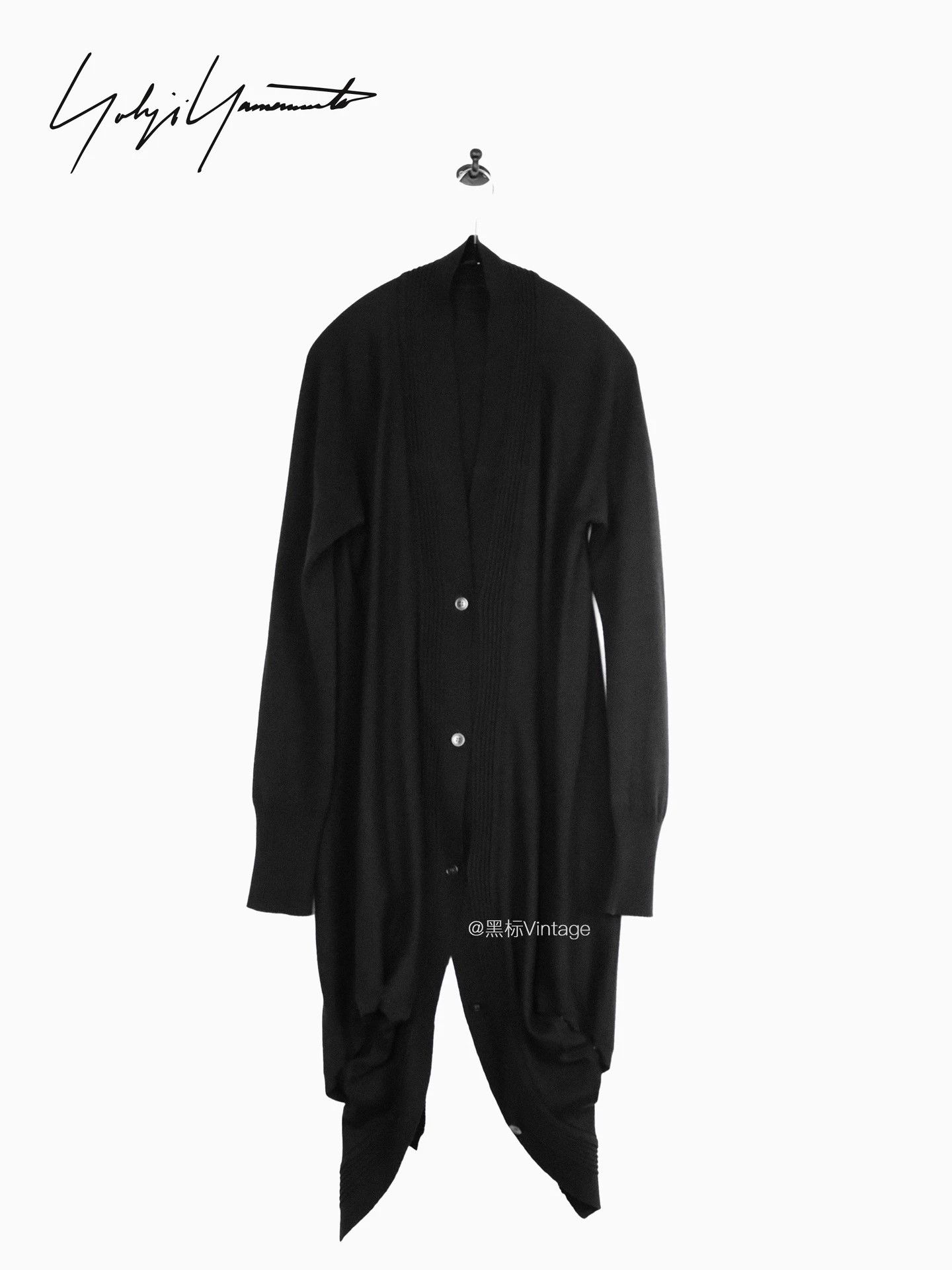 Yohji Yamamoto Yohji Yamamoto 07AW Vintage Swallowtail Cardigan Women's Size XS / US 0-2 / IT 36-38 - 1 Thumbnail