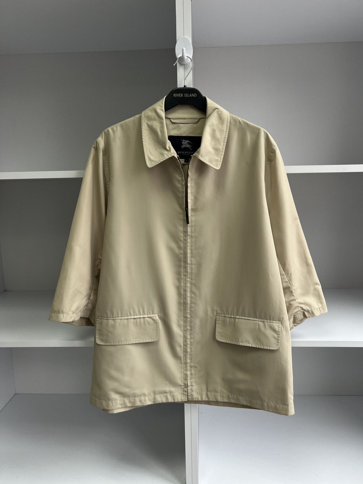 Burberry × Vintage Vintage Burberry Light windbreaker Jacket Size US L / EU 52-54 / 3 - 1 Thumbnail