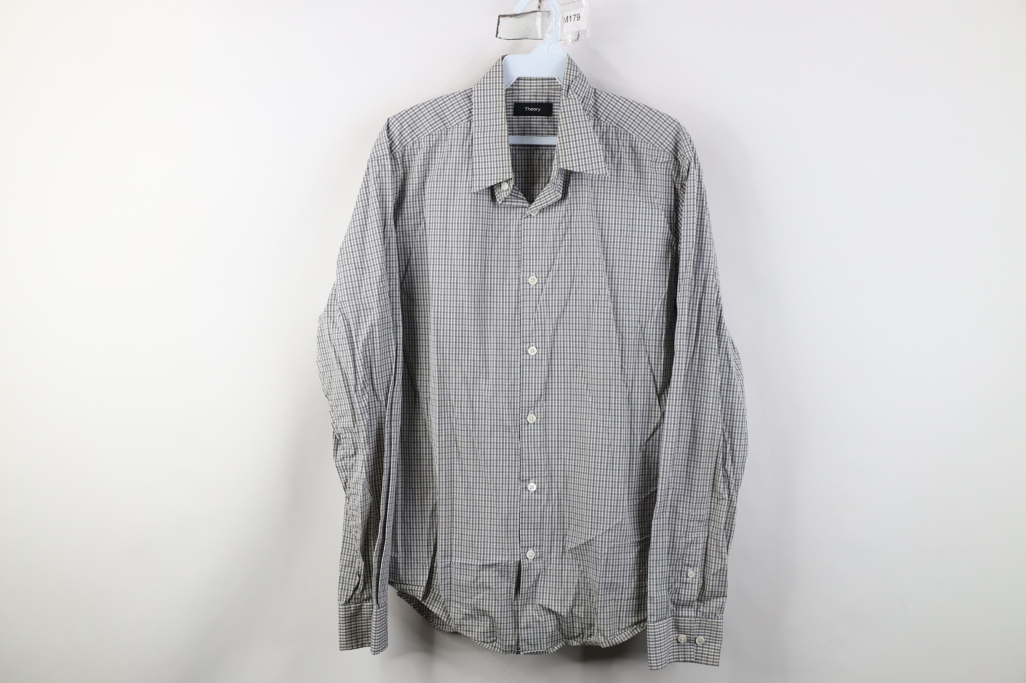 Theory Theory Setauket Stretch Long Sleeve Collared Button Shirt Size US L / EU 52-54 / 3 - 1 Thumbnail