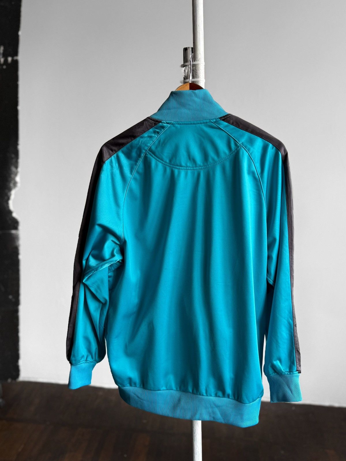 Umbro Umbro Mens Vintage Track Jacket Turquoise Black Full Zip Size US M / EU 48-50 / 2 - 2 Thumbnail