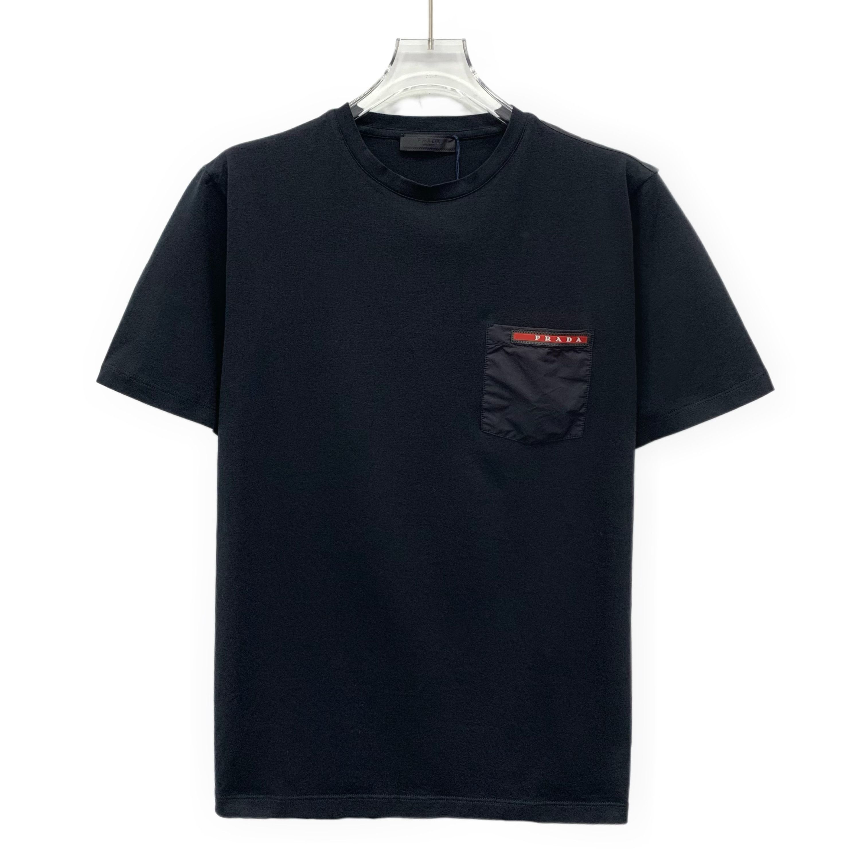 Prada Prada Pocket Logo T-Shirt Black (M) Size US M / EU 48-50 / 2 - 1 Thumbnail
