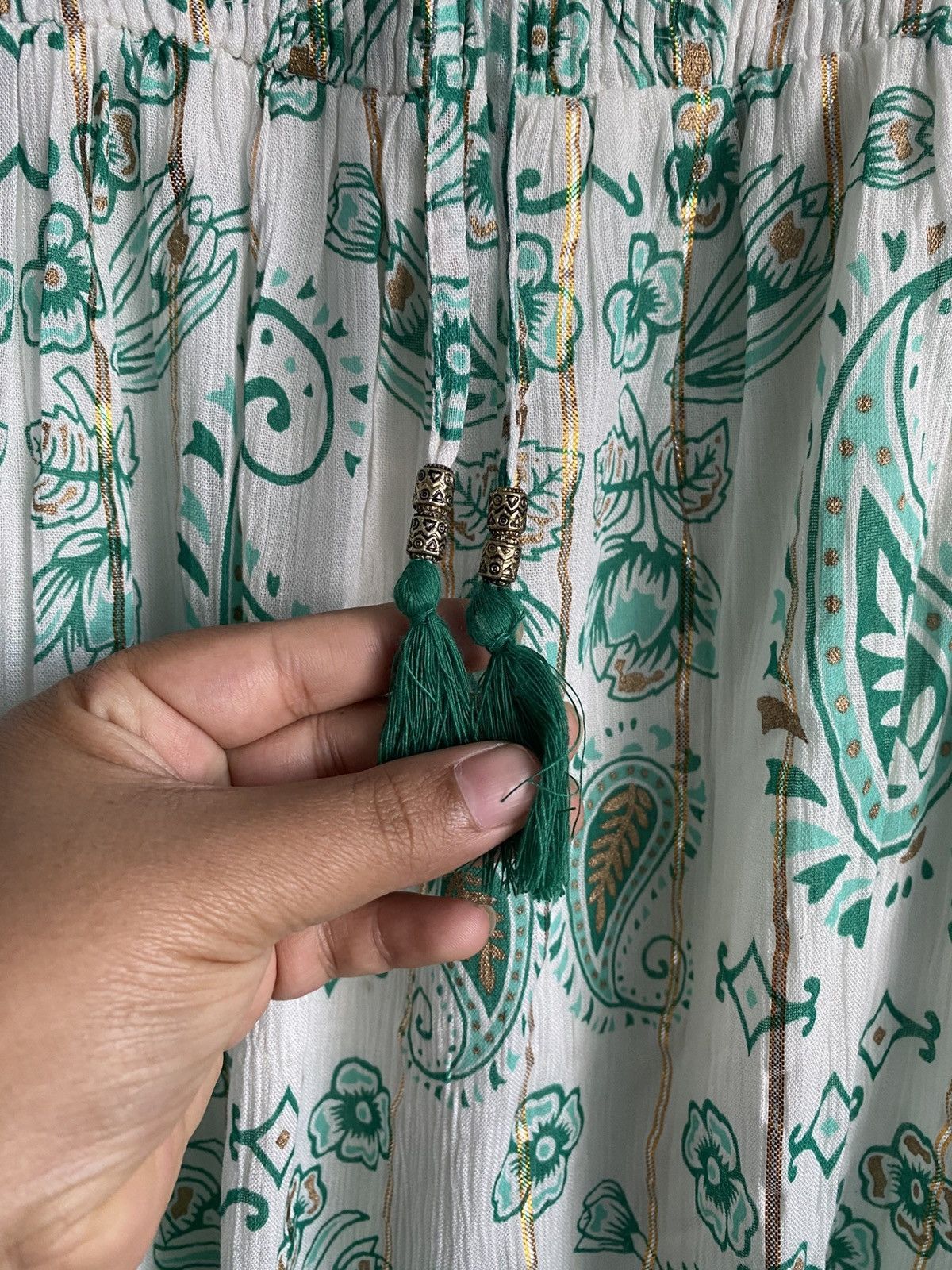 Other Me 2 Magic Anthropologie Boho Paisely summer Maxi Dress NWT Size XL / US 12-14 / IT 48-50 - 5 Thumbnail