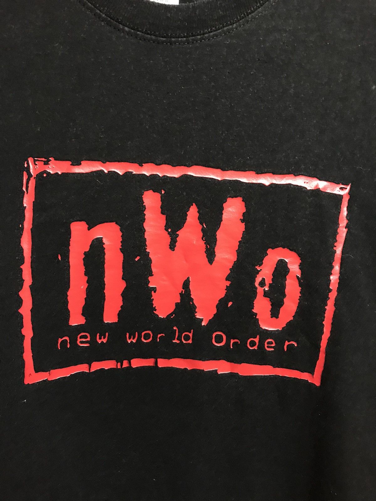 Vintage Vintage NWO New World Order logo single-stitched t-shirt Size US XL / EU 56 / 4 - 3 Thumbnail