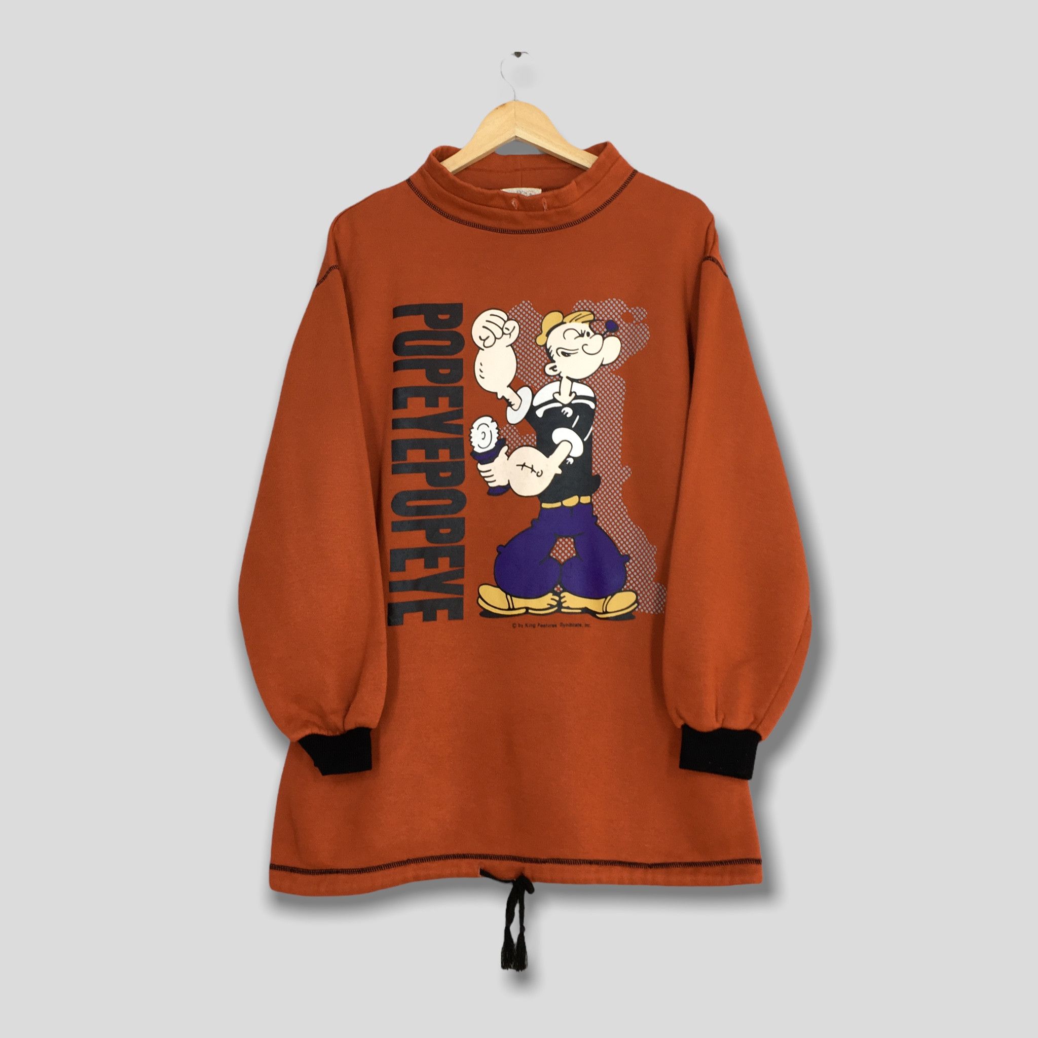 Disney Vintage Popeye And The Sailor Man Sweatshirt Medium Size US M / EU 48-50 / 2 - 1 Thumbnail