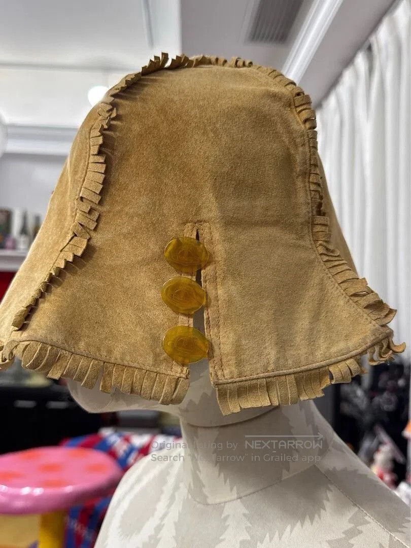 Vivienne Westwood Vivienne Westwood Saturn Camel Suede Hat. Size ONE SIZE - 2 Thumbnail