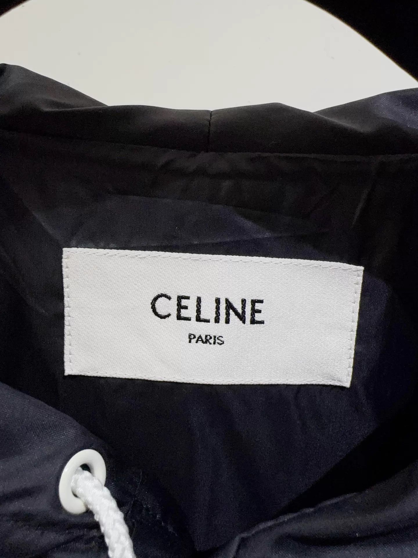 Celine Celine Waterproof Shell Jacket 38 Black Size XS / US 0-2 / IT 36-38 - 2 Thumbnail