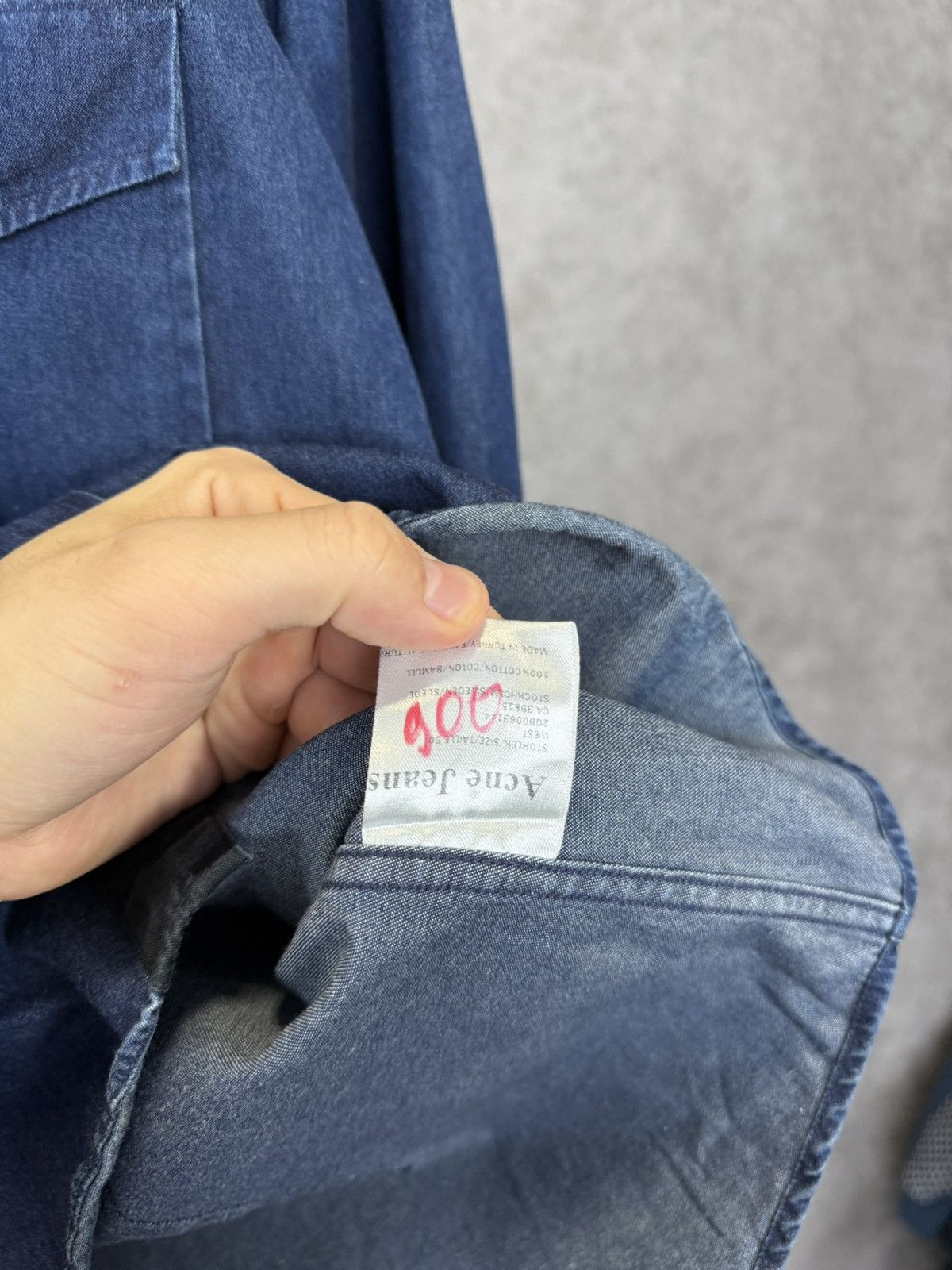 Acne Studios Acne Jeans double pocket shirt Size US S / EU 44-46 / 1 - 5 Thumbnail