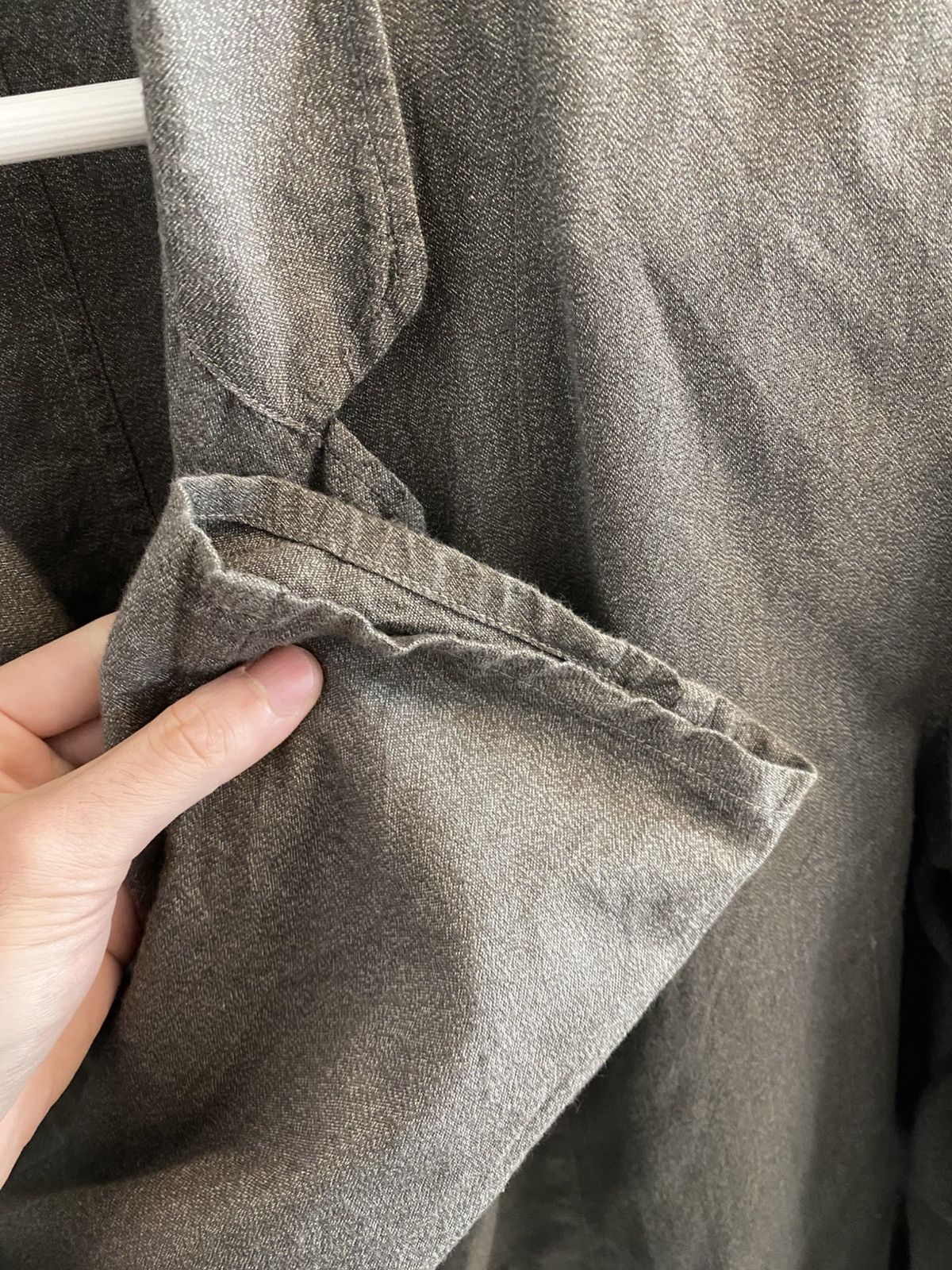 Comoli Comoli SS22 Twisted Heather Grey Cotton Jacket Size US L / EU 52-54 / 3 - 5 Thumbnail