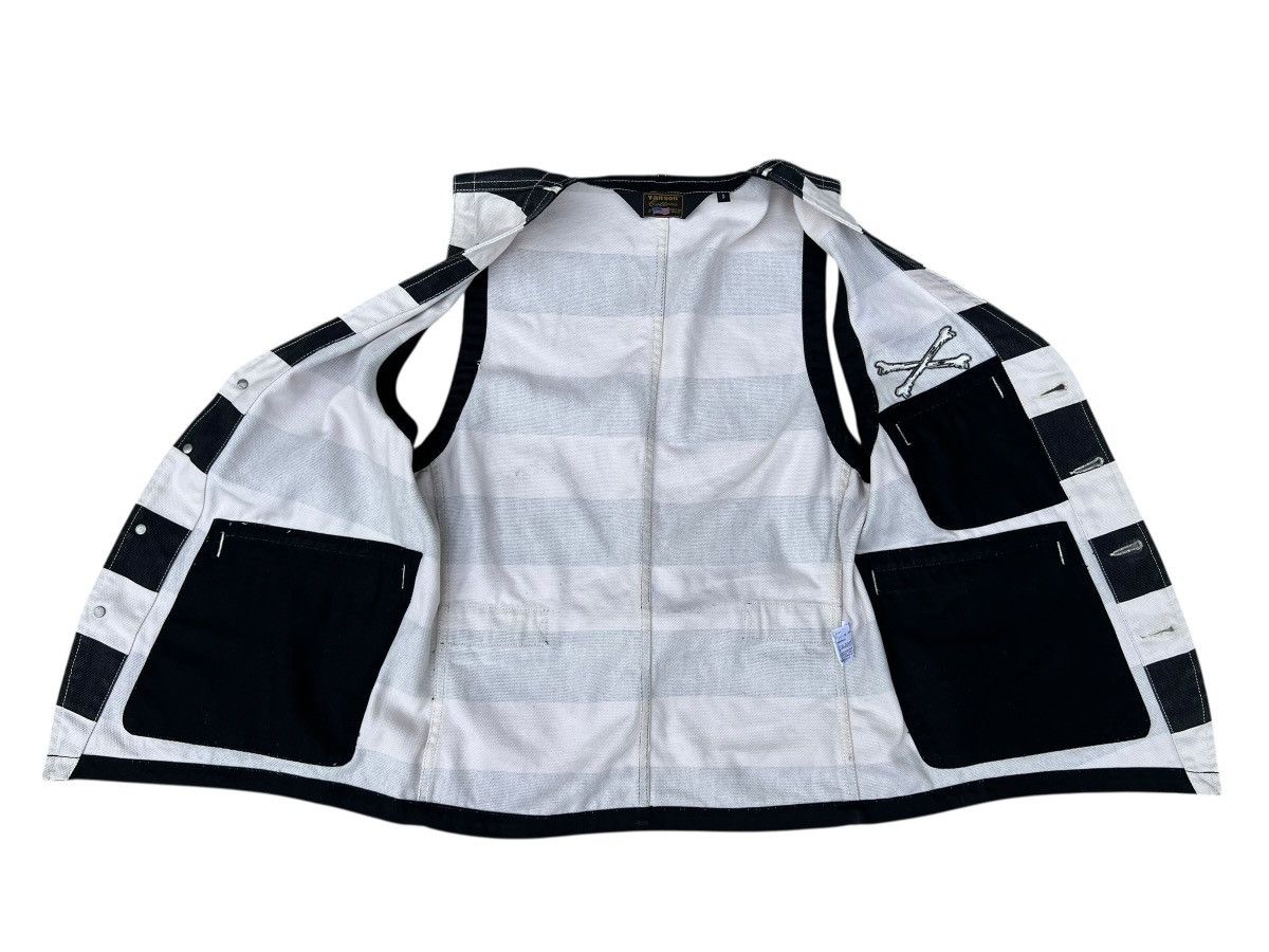 Vanson Leathers Vanson Cottons Jailer Border Striped Cotton Canvas Vest Size US S / EU 44-46 / 1 - 12 Thumbnail