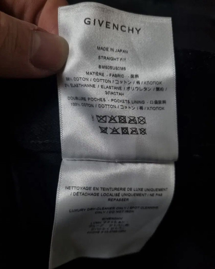 Givenchy Givenchy Zip-detailed Painted Crackled Denim Jeans Size US 32 / EU 48 - 8 Thumbnail