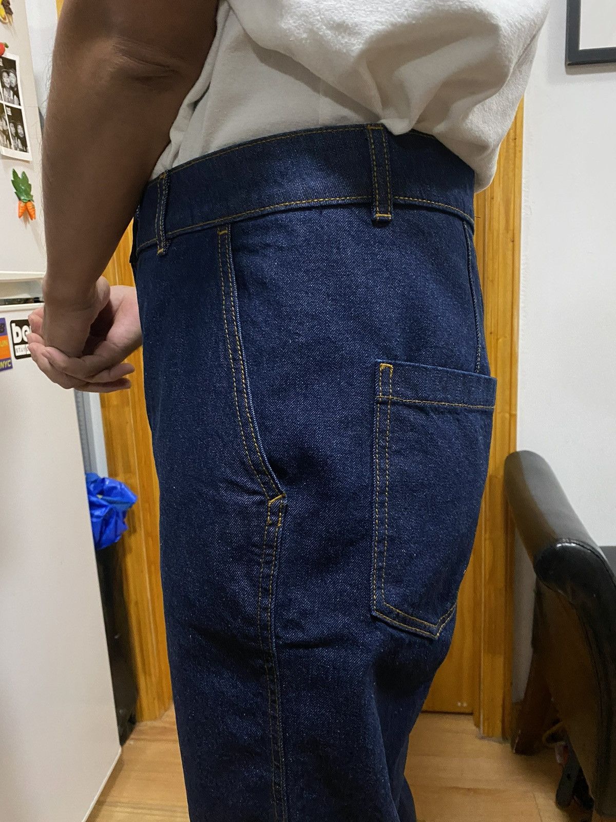 Maison Kitsune Maison Kitsuné Women STRAIGHT DENIM JEANS Size 29" - 6 Thumbnail