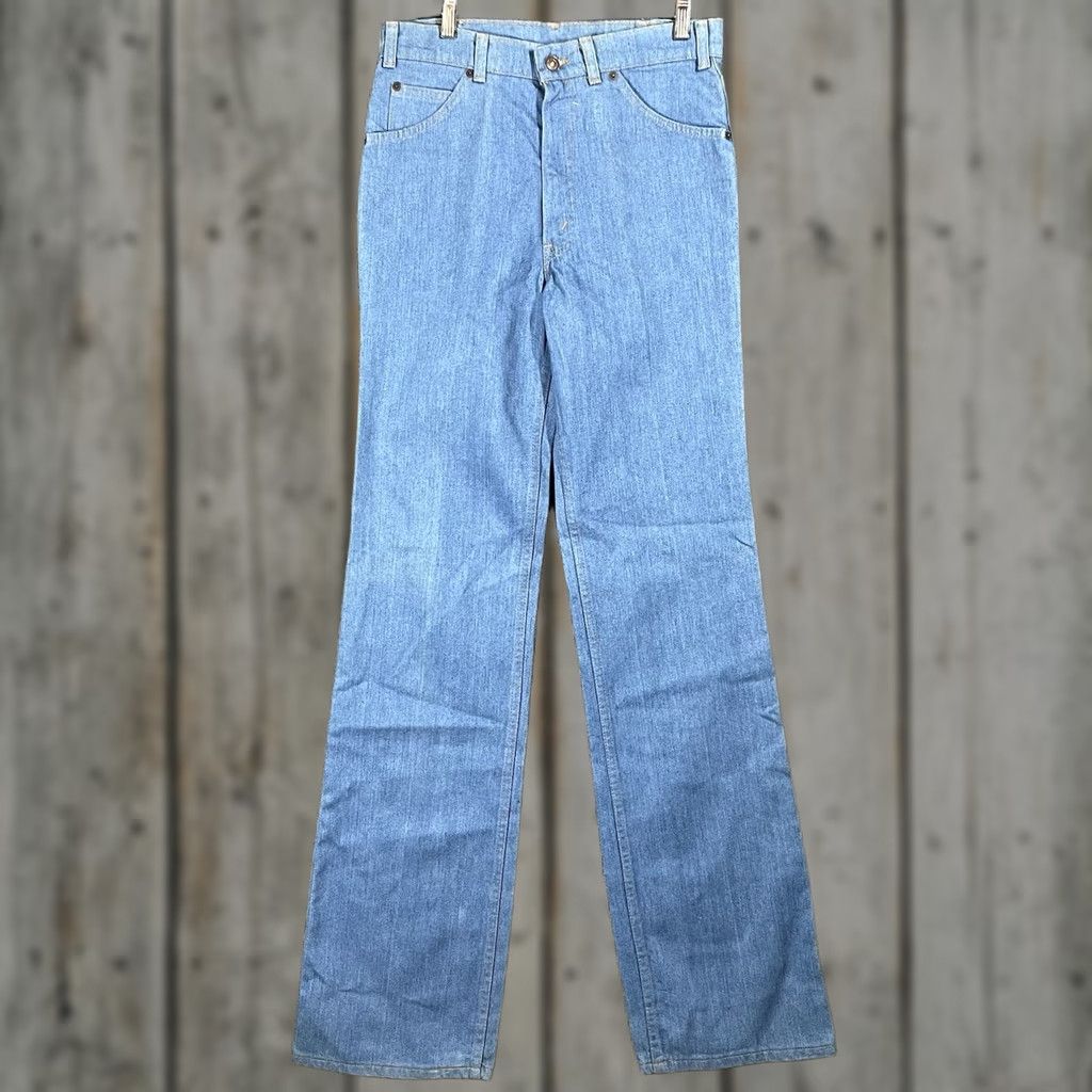 Levi's VINTAGE Levi's Jeans Denim 501 Series Size 32x38 Unisex USA Orange Tab Men’s 1980s Straight Jeans Size US 32 / EU 48 - 1 Thumbnail