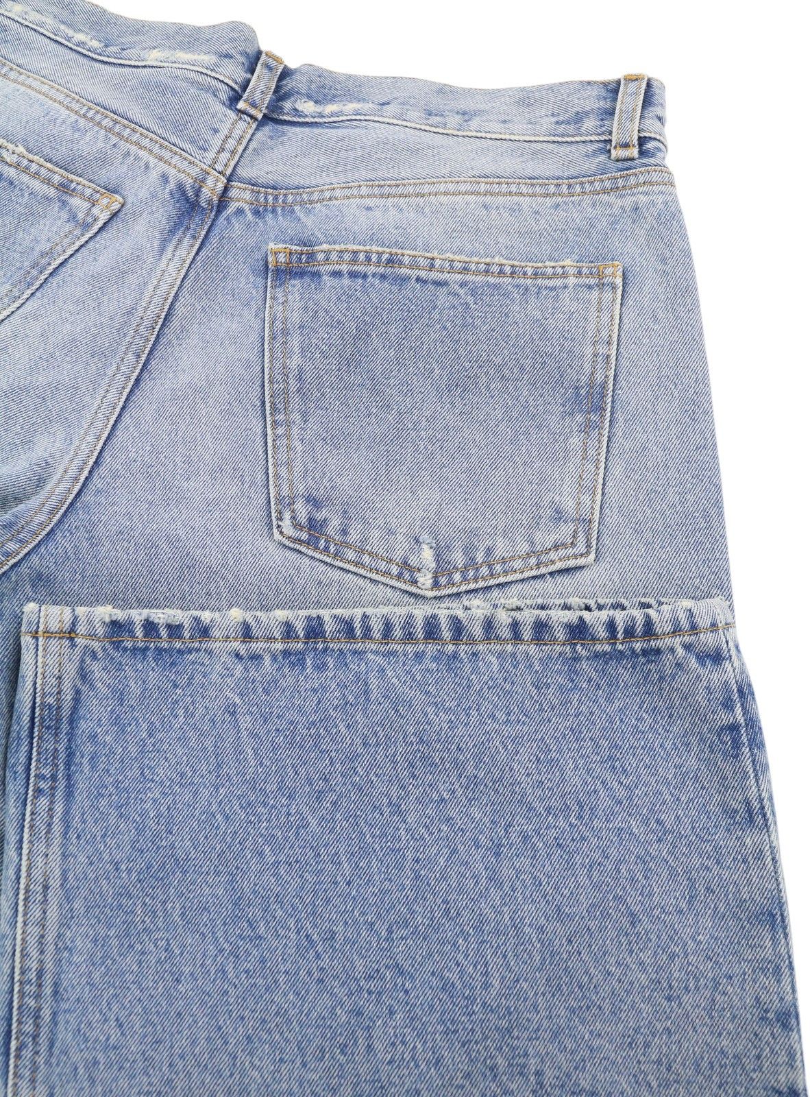 Other LUKE 44 Blue Faded Distress Relaxed Button Fly 87824 Size 34" / US 12 / IT 48 - 5 Thumbnail