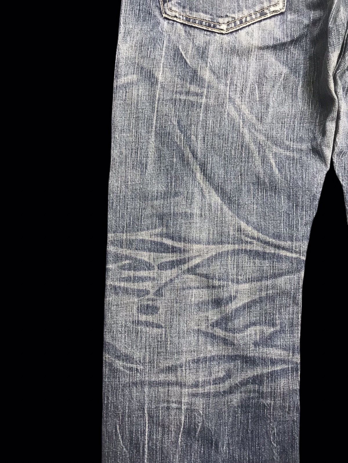 Edwin 💥DENIM ART💥ARCHIVAL EDWIN 503 SICK FADES DENIM F308 Size US 34 / EU 50 - 13 Thumbnail