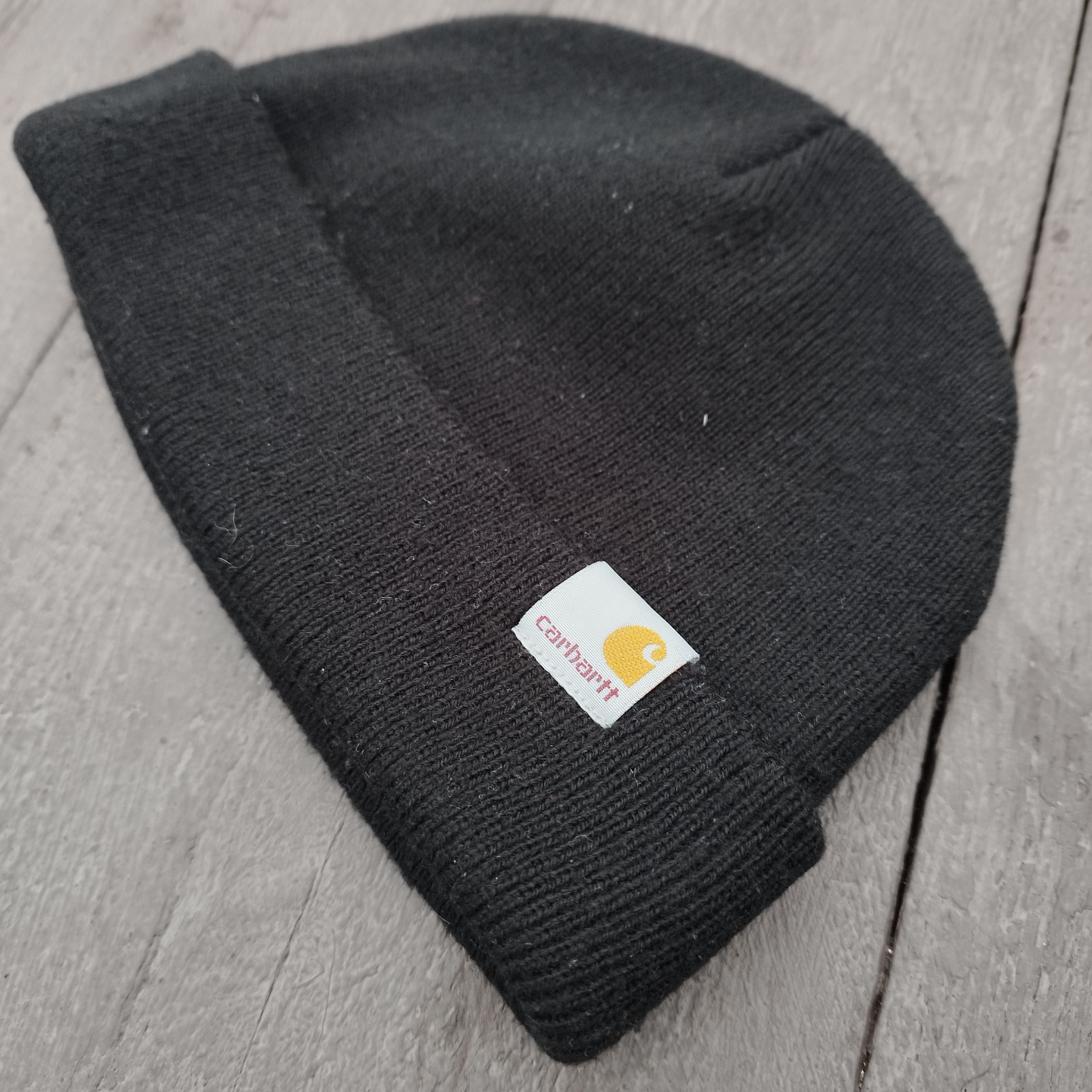 Carhartt Carhartt Beanie Black Short Style Streetwear Essentials Size ONE SIZE - 2 Thumbnail