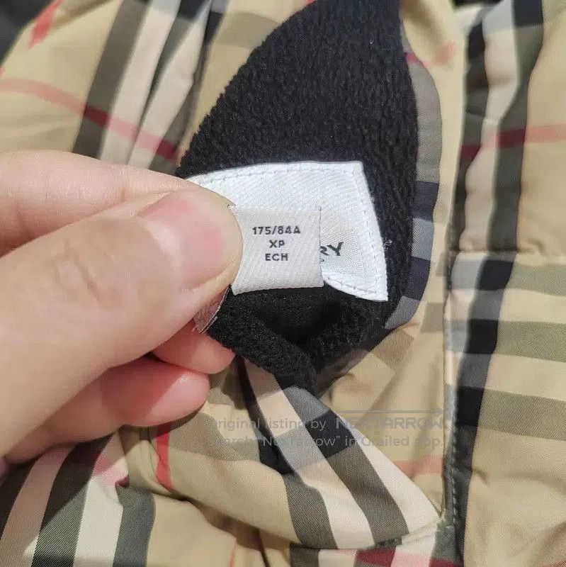 Burberry Burberry Black Cotton Women's Down Jacket. Size L / US 10 / IT 46 - 4 Thumbnail