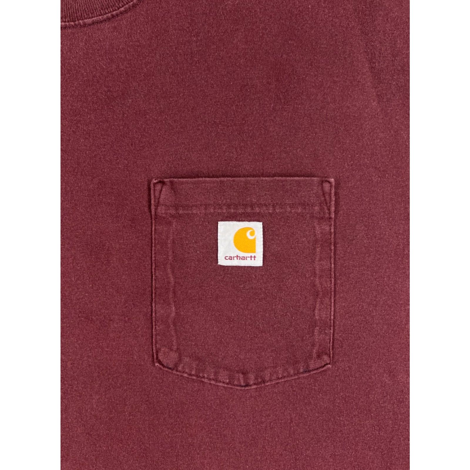 Carhartt Carhartt Shirt Men Medium Red Striped Cotton Short Sleeve Crew Neck Pocket K87 Size US M / EU 48-50 / 2 - 6 Thumbnail
