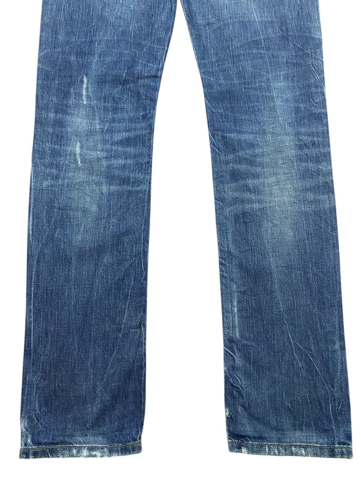 Diesel Vintage Diesel Thanaz Faded Wash Distressed Skinny Jeans Size US 34 / EU 50 - 6 Thumbnail