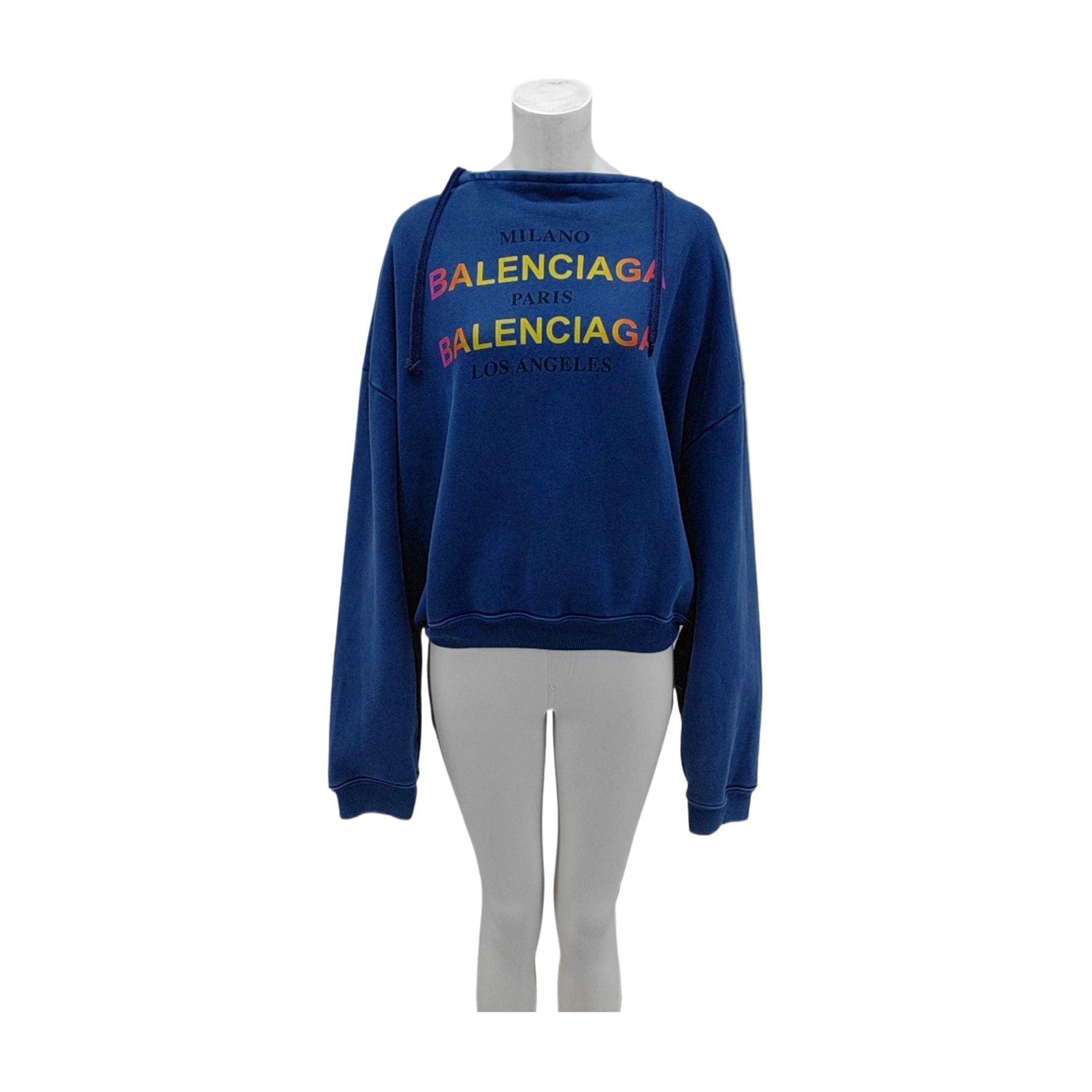 Balenciaga Balenciaga Logo Hoodie Size M Size M / US 6-8 / IT 42-44 - 1 Thumbnail