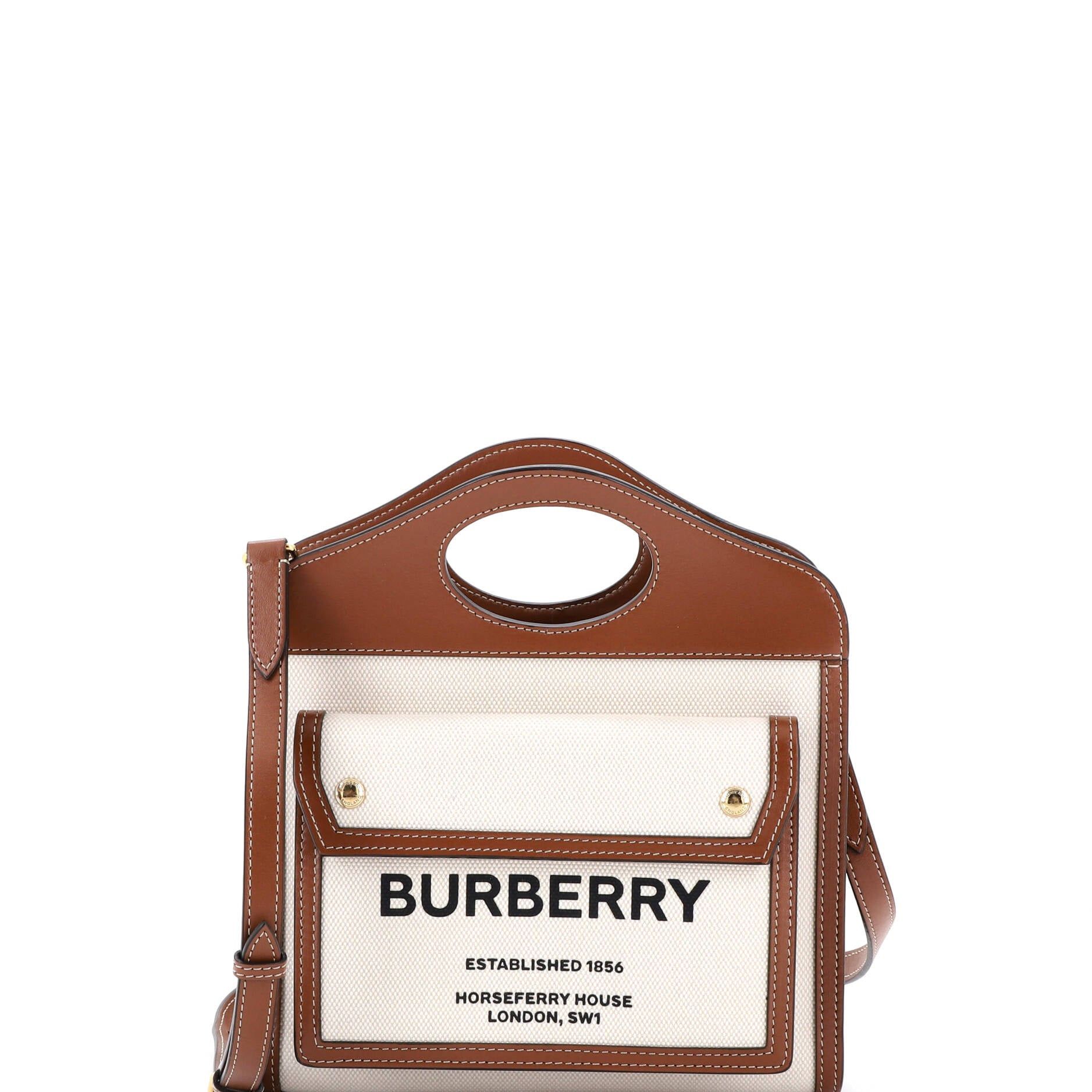 Burberry Logo Pocket Tote Size ONE SIZE - 1 Thumbnail