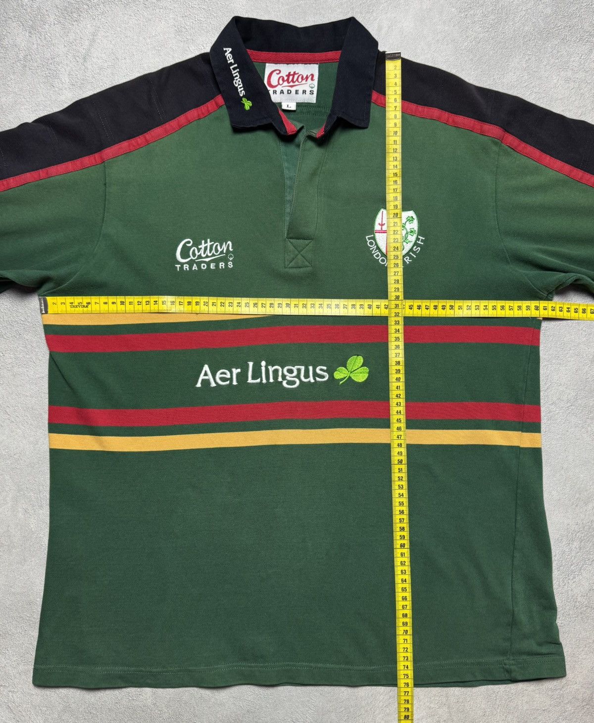 Cotton Traders London Irish 1999 2000 Rugby Shirt Jersey Cotton Traders Size US L / EU 52-54 / 3 - 19 Thumbnail