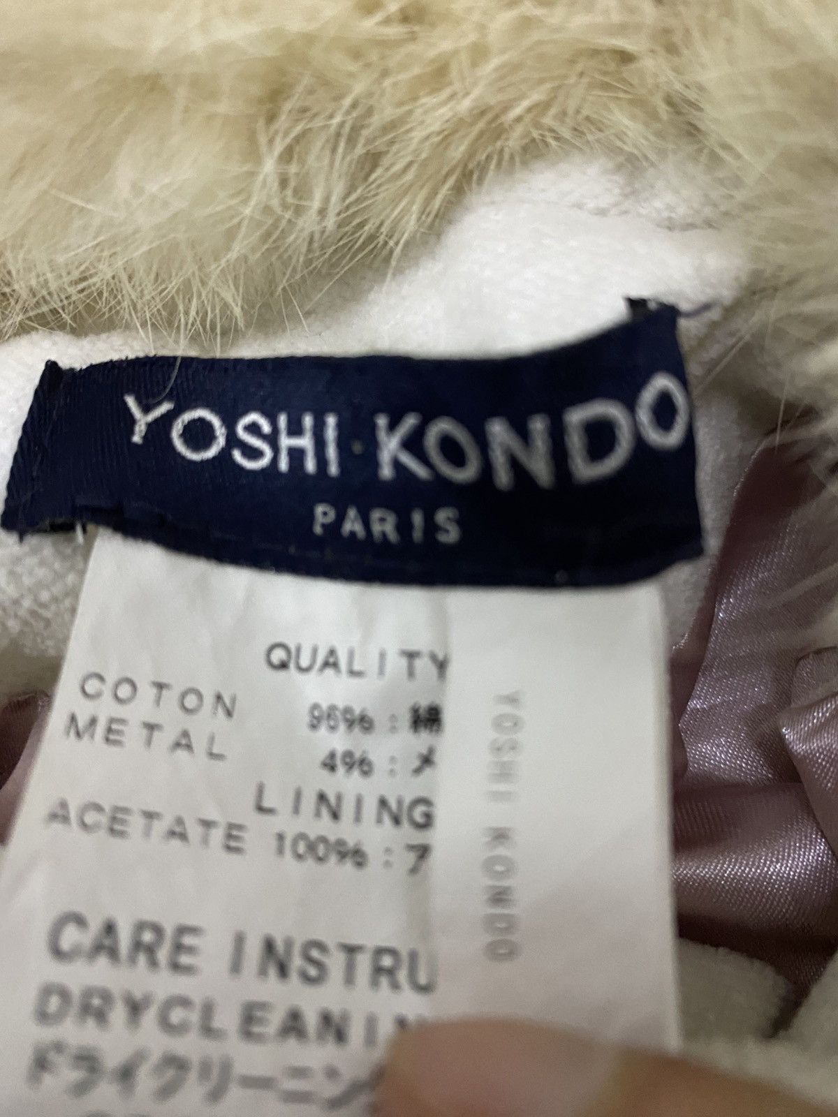 Designer Yoshi Kondo Paris double breast coat jacket Size S / US 4 / IT 40 - 7 Thumbnail