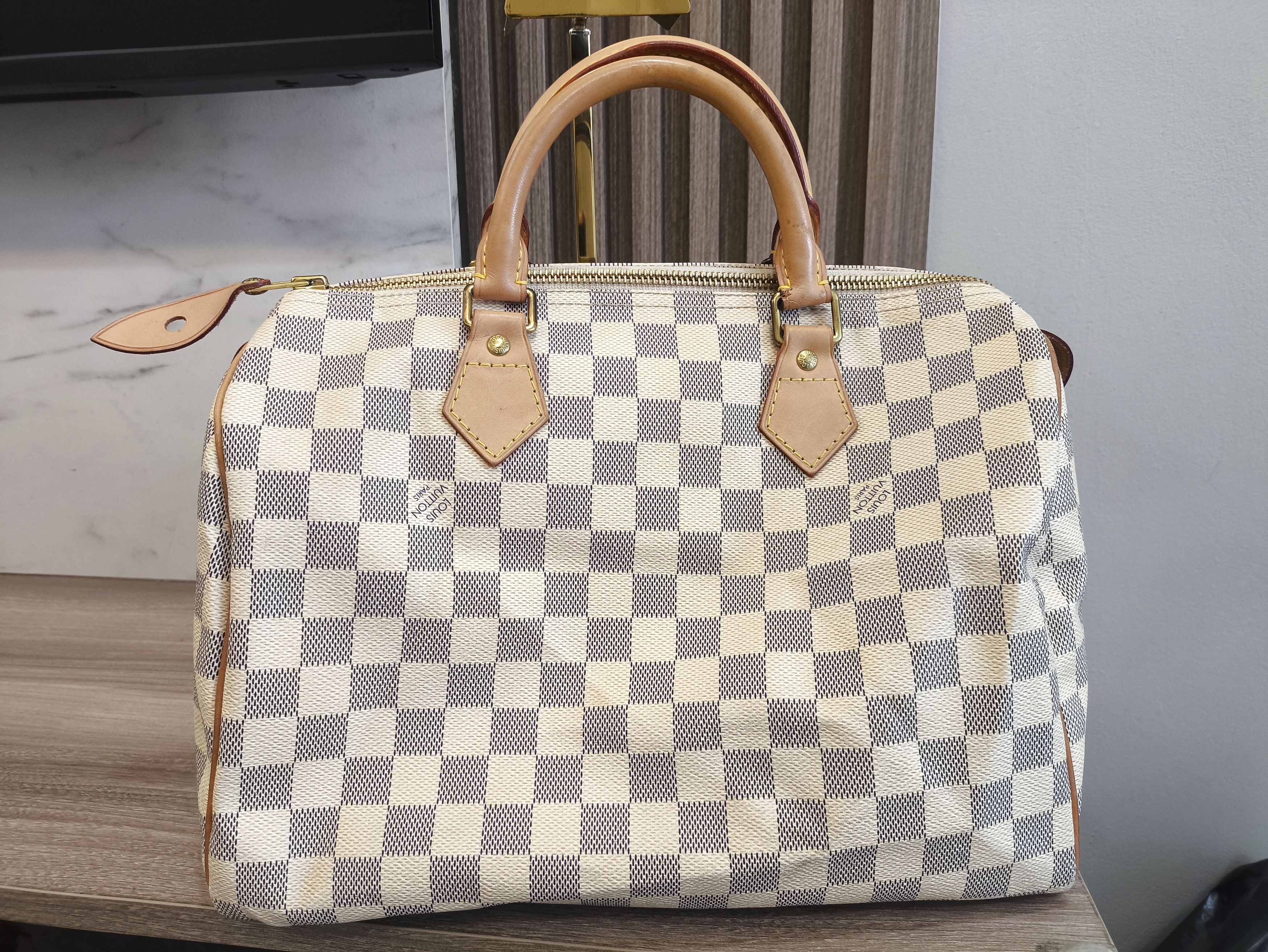 Louis Vuitton Louis Vuitton Azur 30 Speedy Bag Size ONE SIZE - 2 Thumbnail