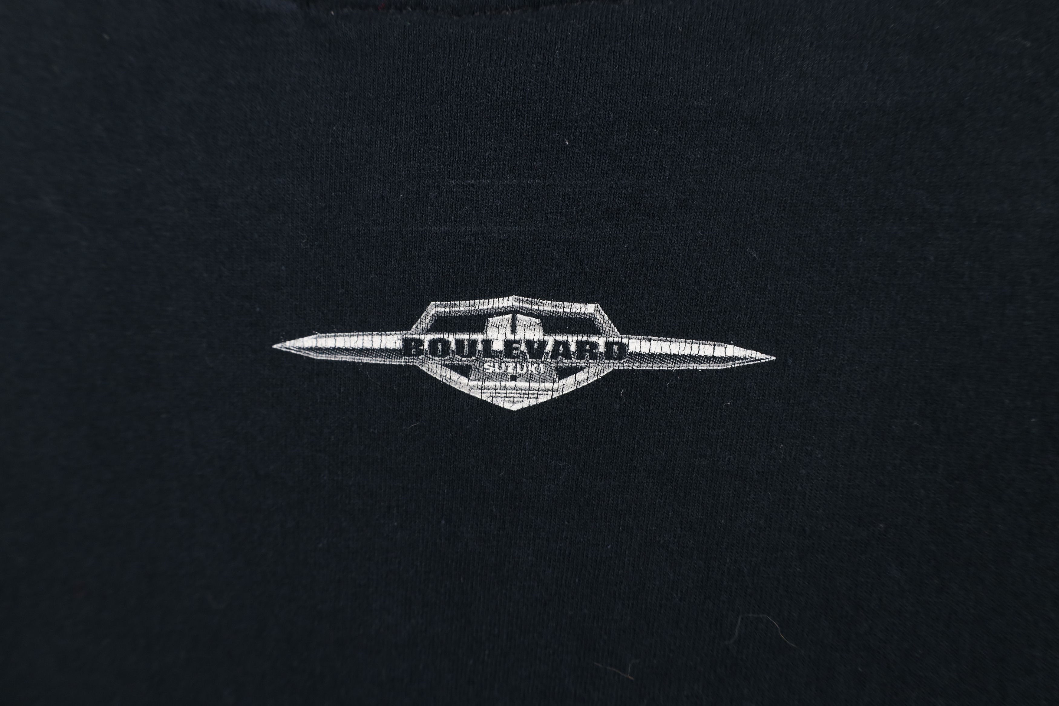 Vintage Vintage Spell Out Boulevard Suzuki Motorcycle Racing T-Shirt Size US L / EU 52-54 / 3 - 8 Thumbnail