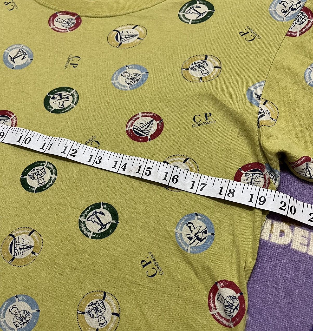 C.P. Company × Vintage Vintage CP COMPANY Single Stitch Fullprint Shirt Size US S / EU 44-46 / 1 - 9 Thumbnail