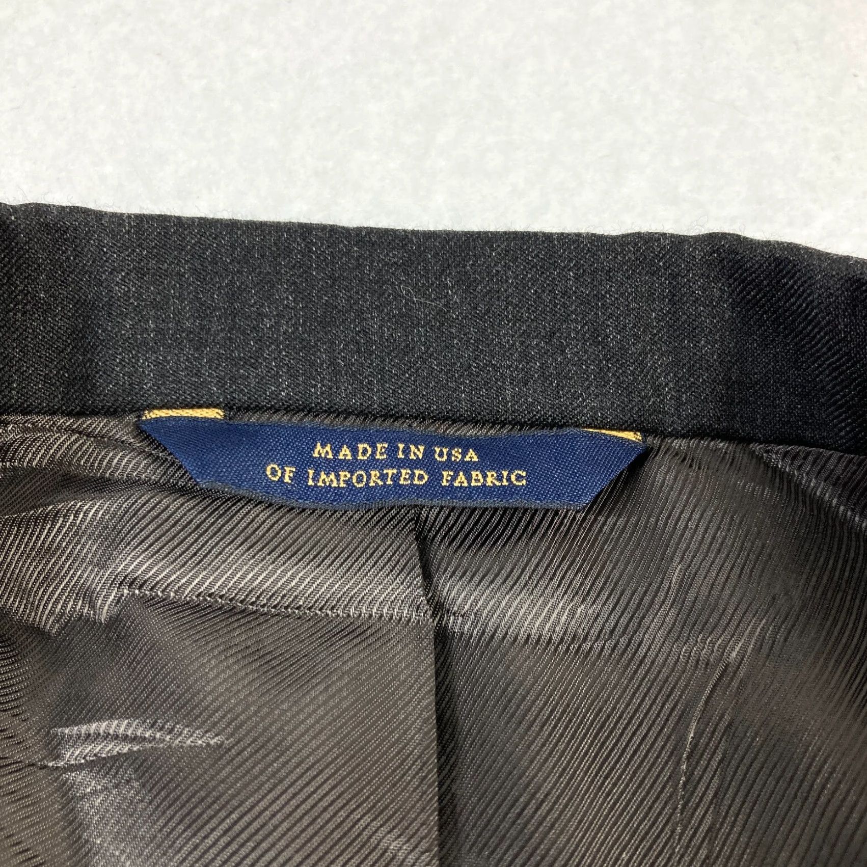 Brooks Brothers Brooks Brothers 1818 Fitzgerald Sport Coat Blazer Mens 40 Black Wool USA Made Size 40R - 5 Thumbnail